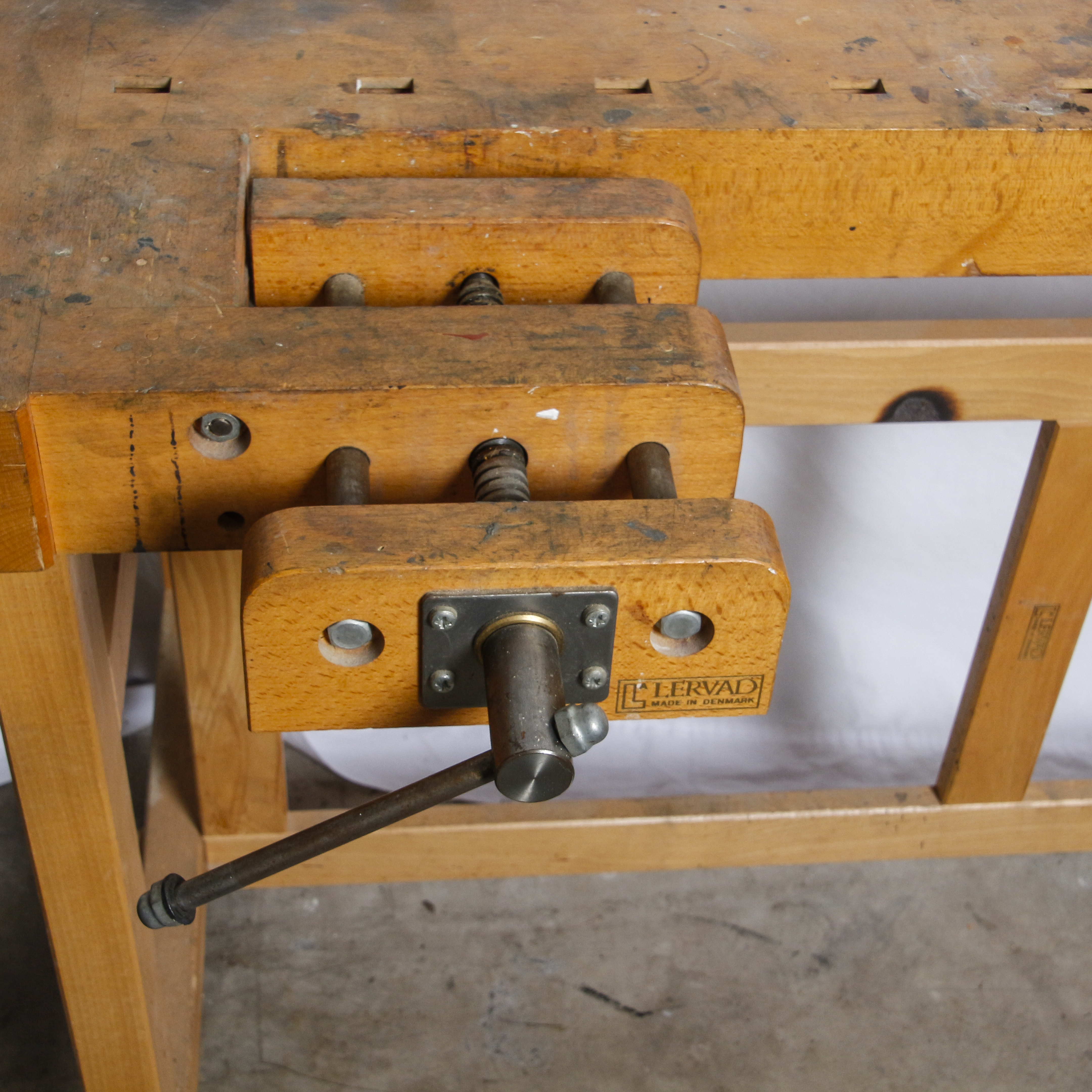 Danish La Lervad Wooden Workbench