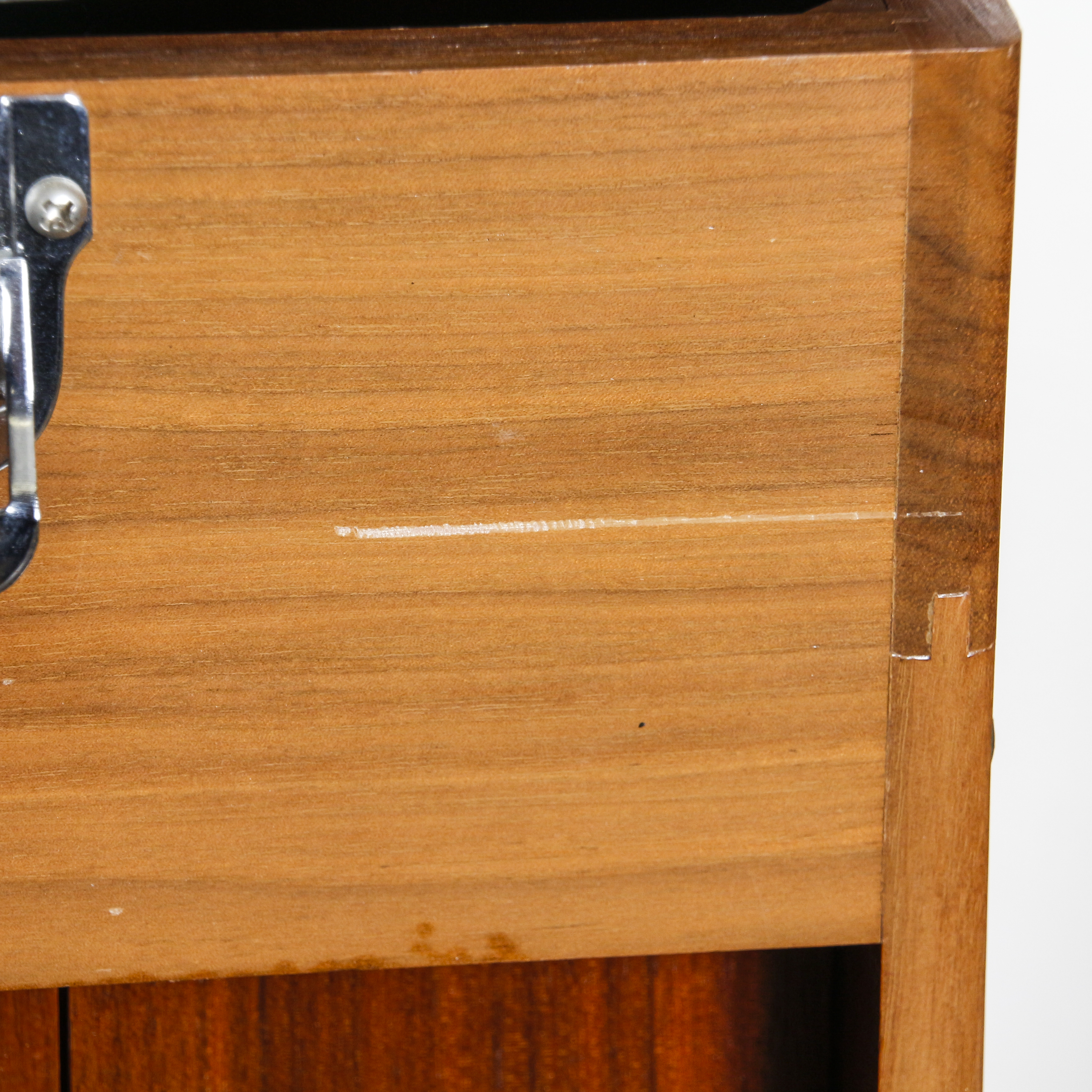 H. Gertsner & Sons Wooden Tool Chest on Metal Stand