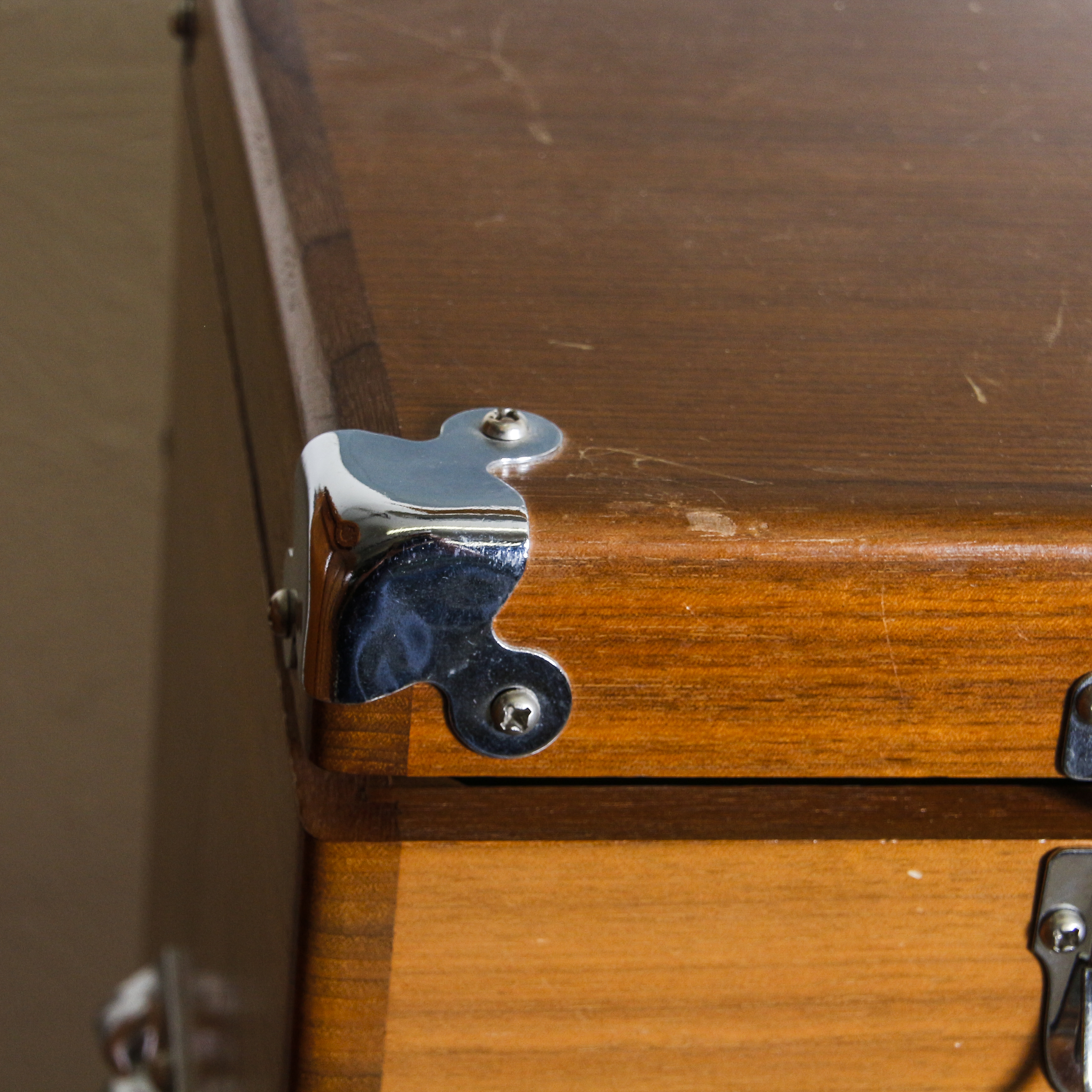 H. Gertsner & Sons Wooden Tool Chest on Metal Stand