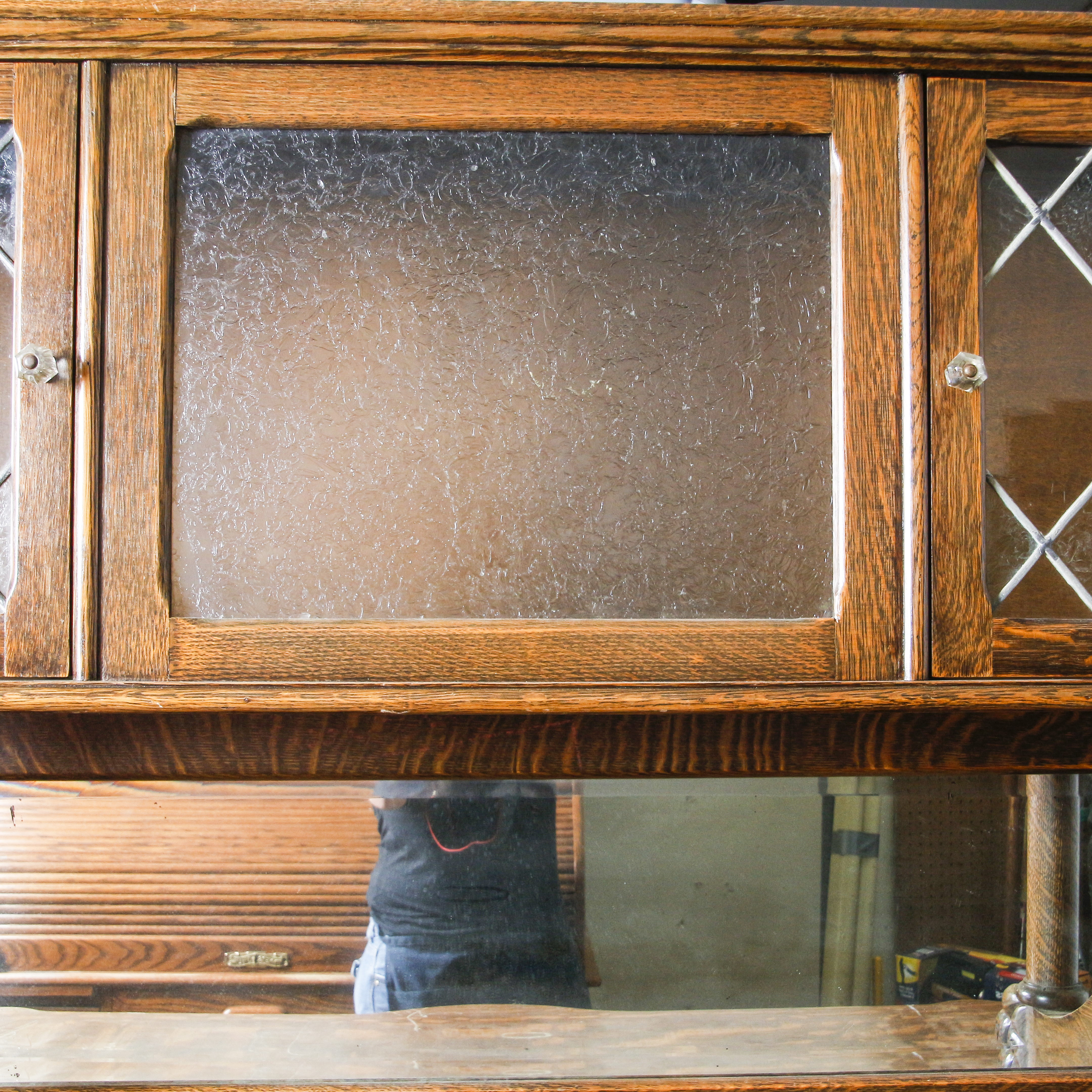 Early 20th Century English Oak Sideboard