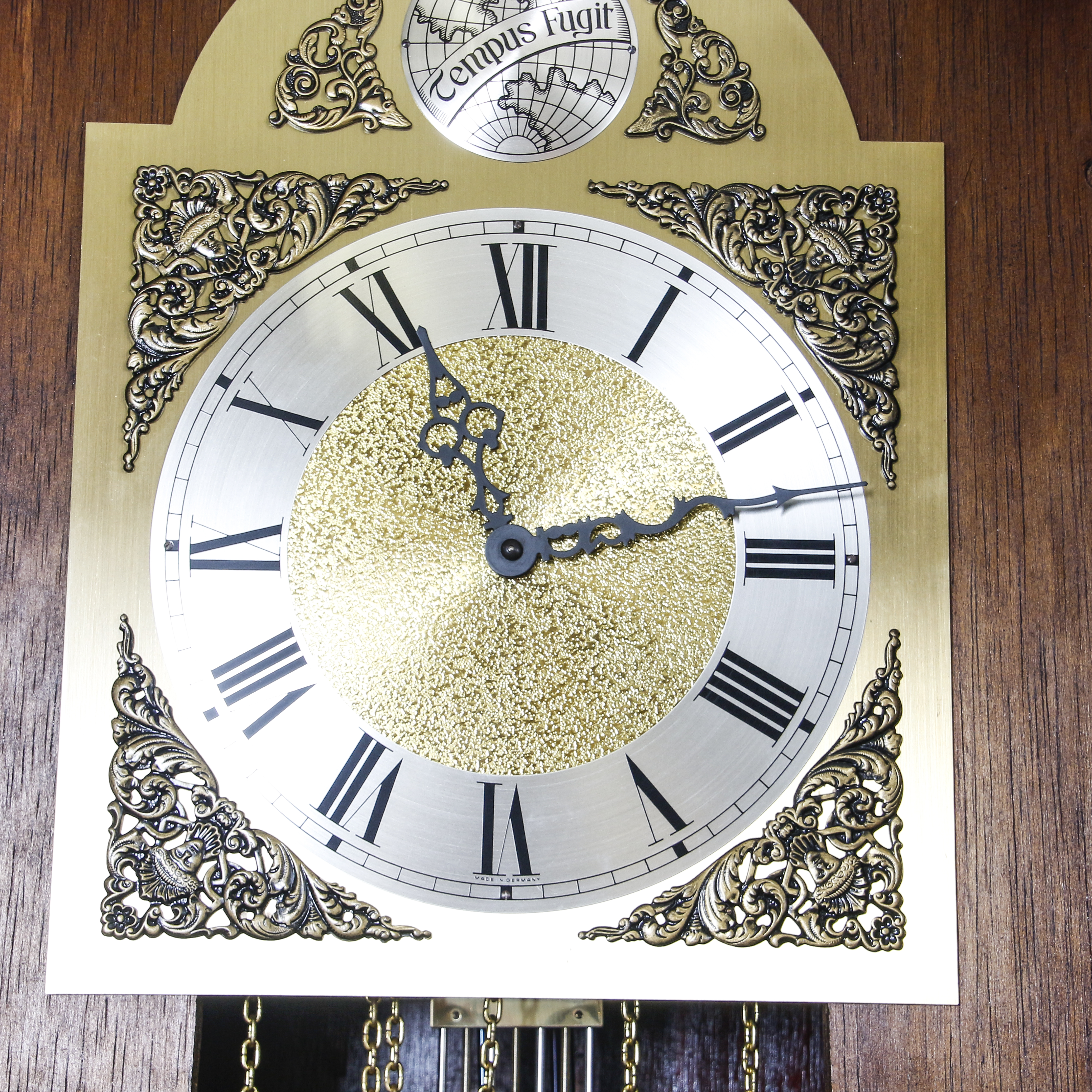 Chinoiserie Wai Hing Mother of Pearl Inlaid Grandfather Clock