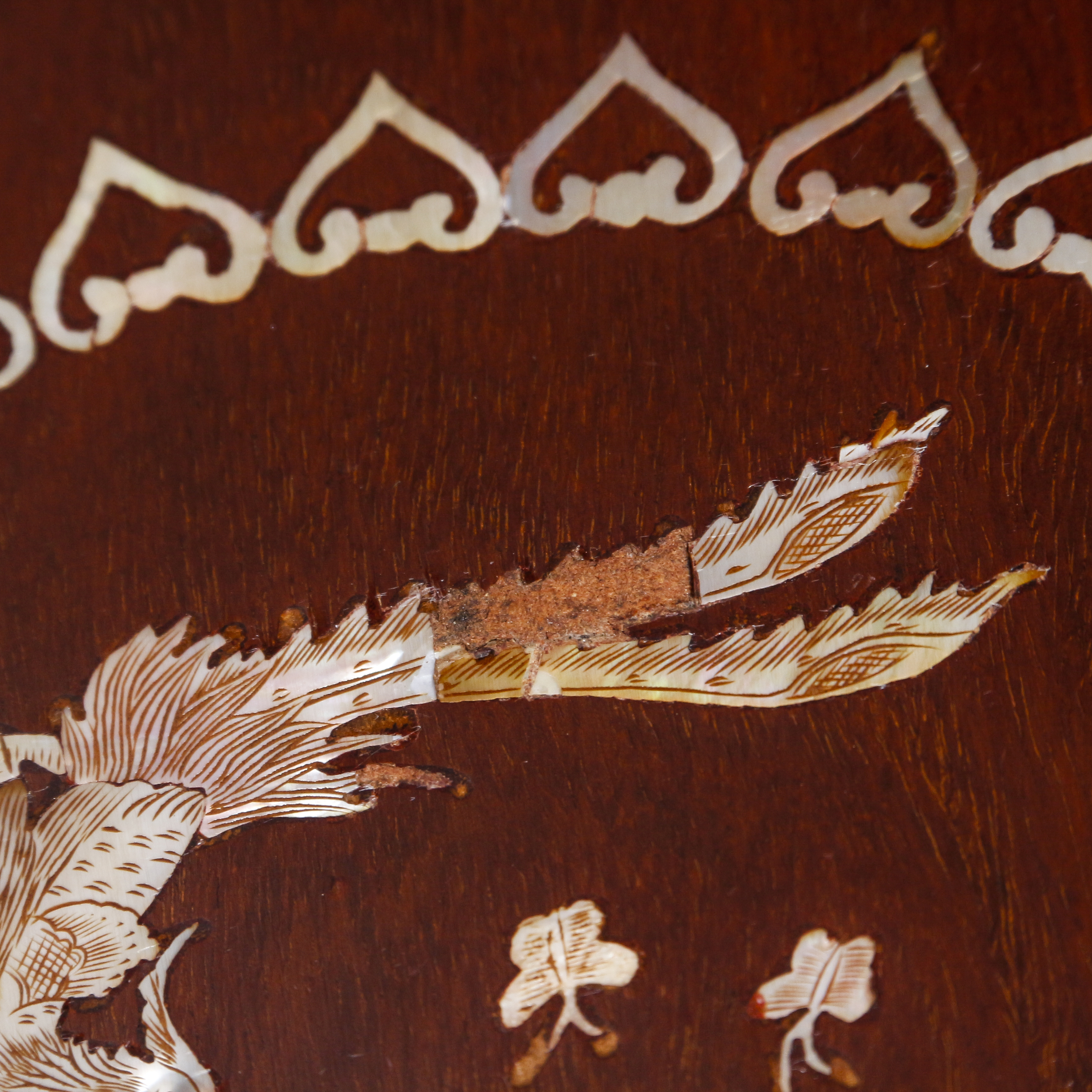 Chinoiserie Wai Hing Mother of Pearl Inlaid Grandfather Clock