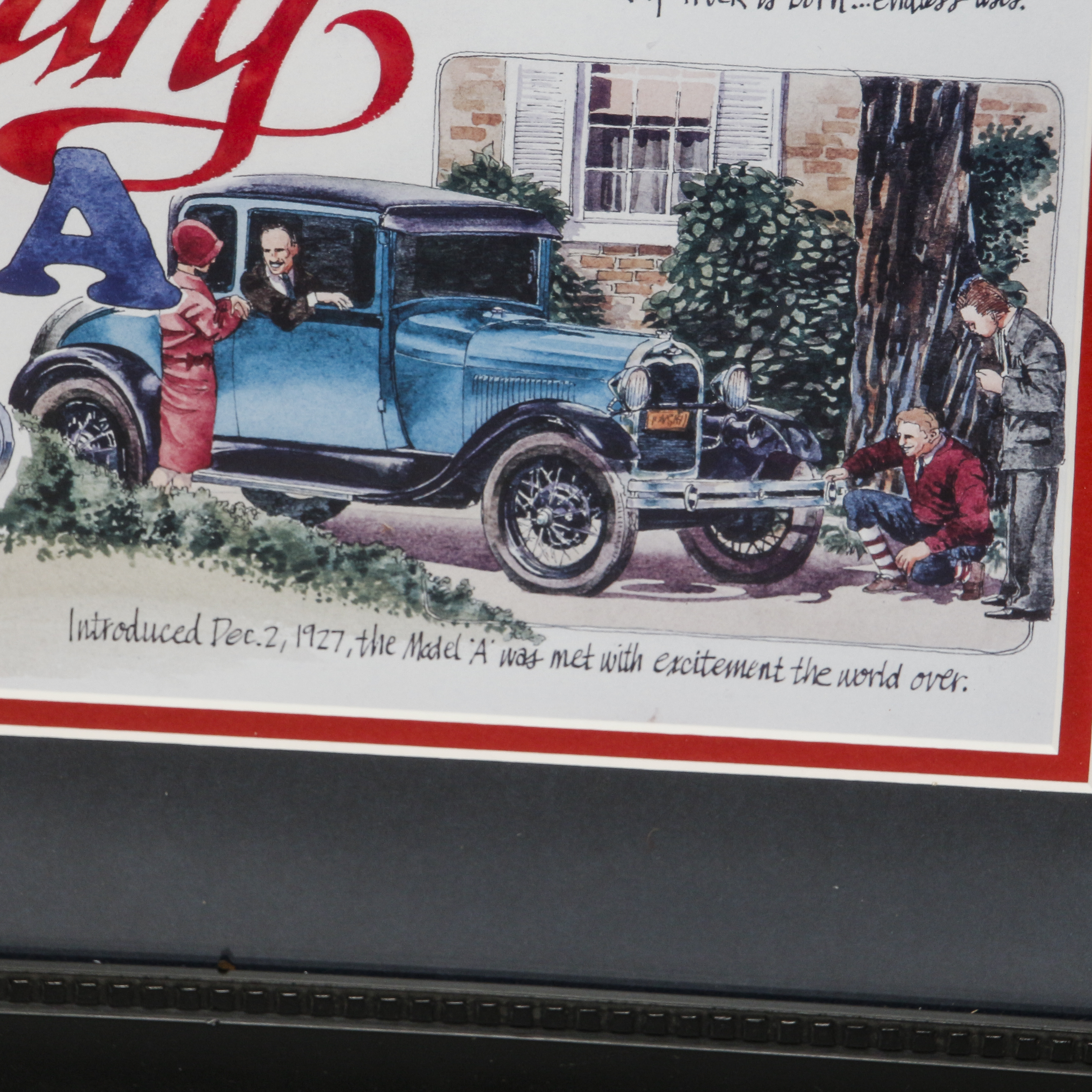 Ford 70th Anniversary Model A Poster
