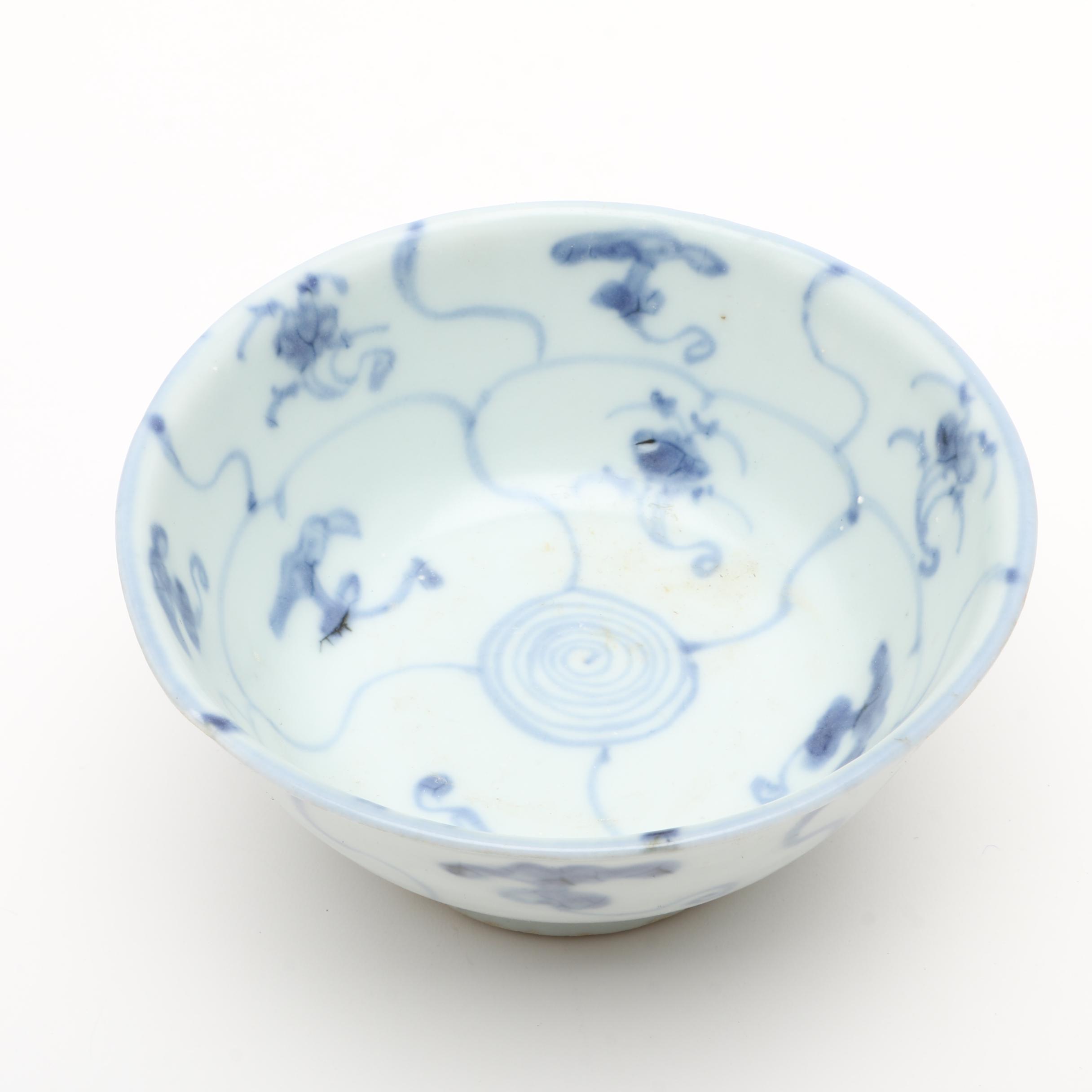 Circa 1822 "Tek Sing" Shipwreck Porcelain Bowls