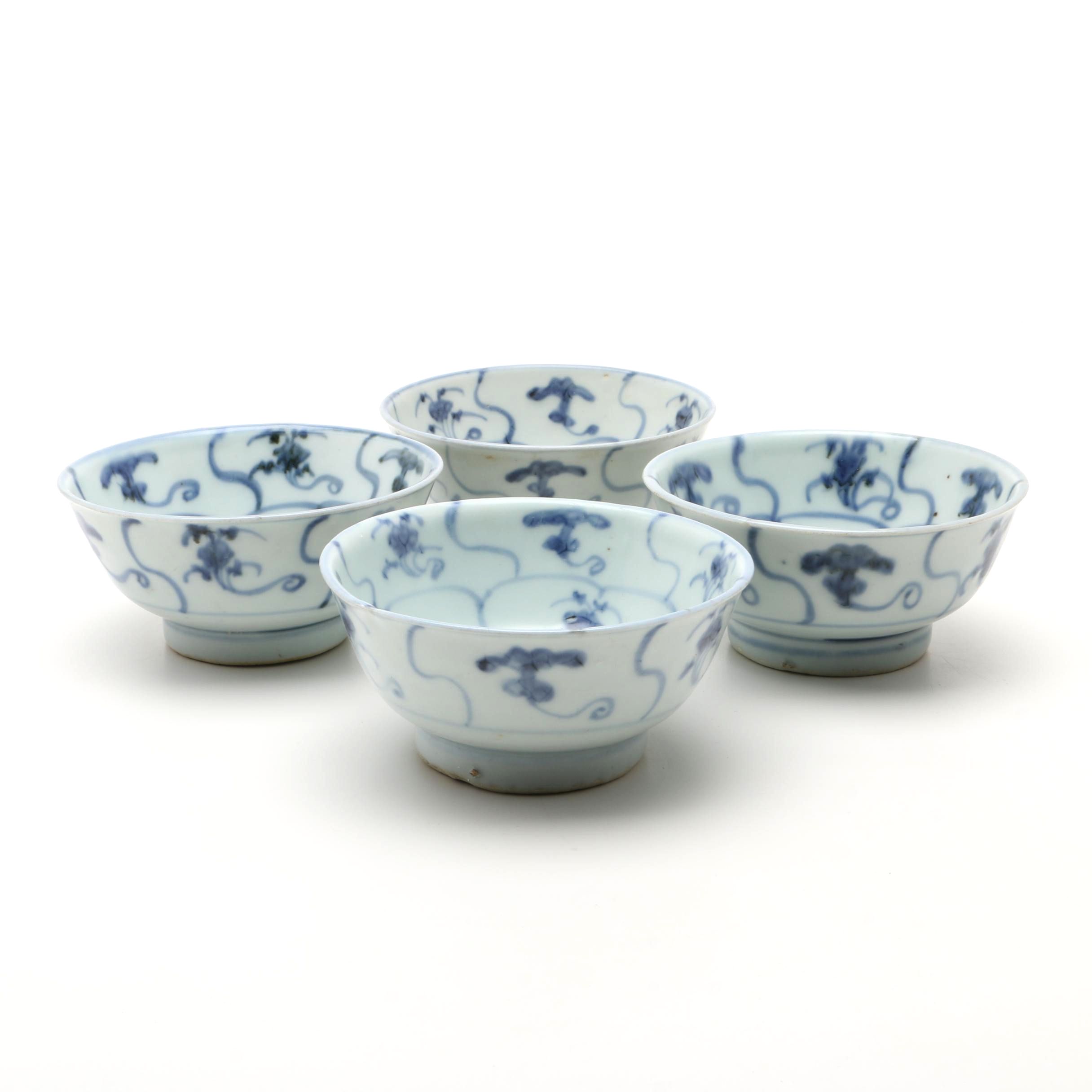 Circa 1822 "Tek Sing" Shipwreck Porcelain Bowls