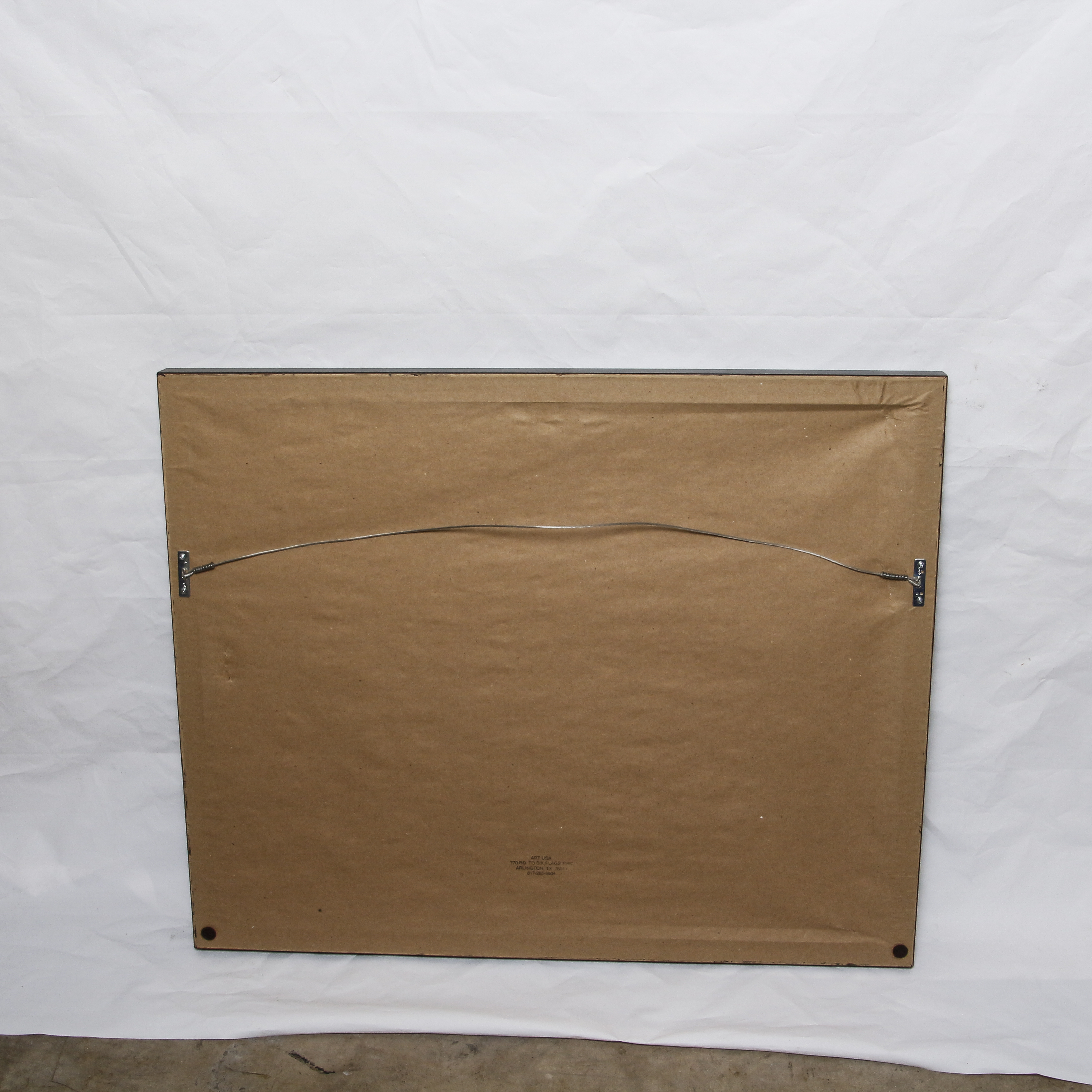 Offset Lithograph of Henry and Edsel Ford with Model A