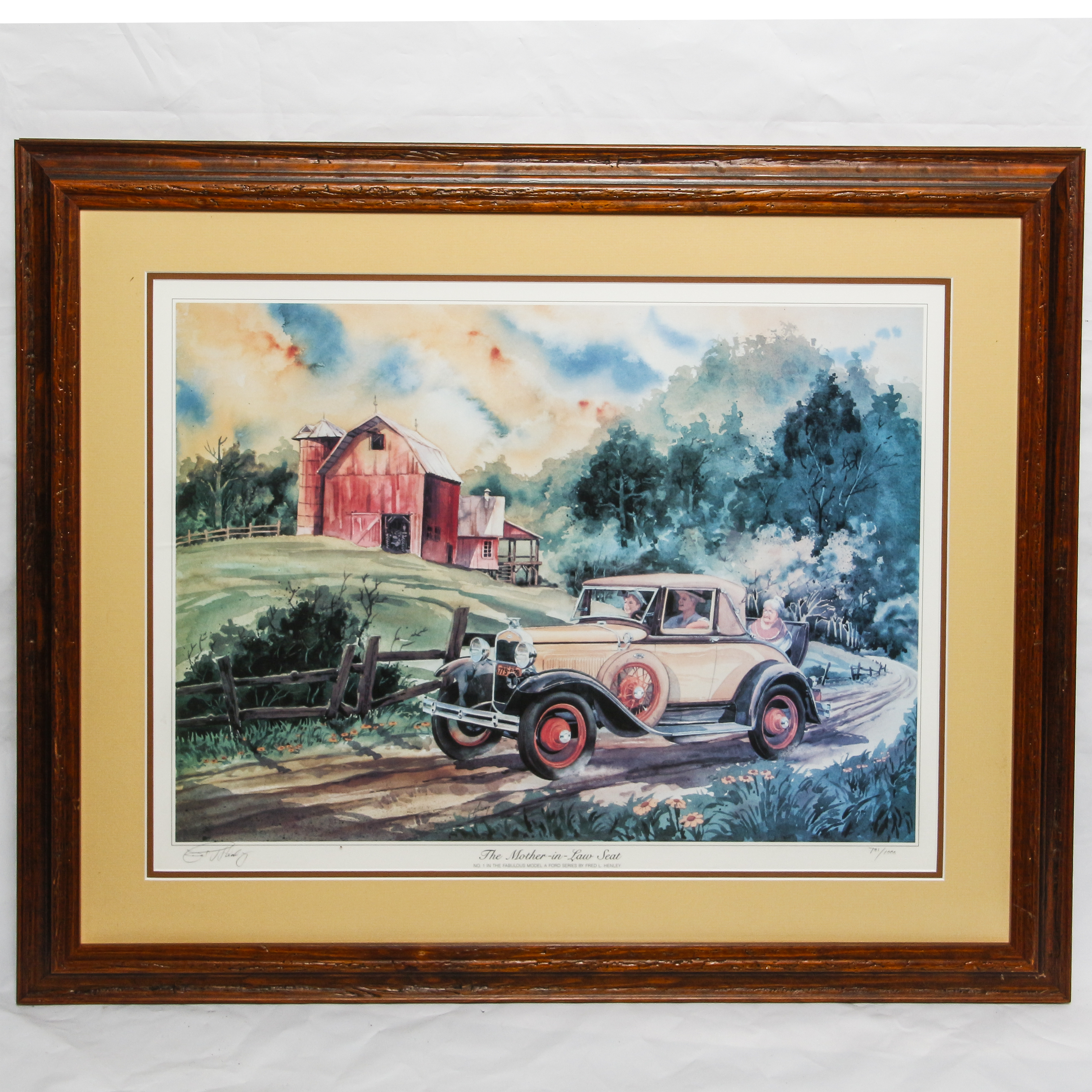 Henley Offset Lithograph "The Mother-in-Law Seat"