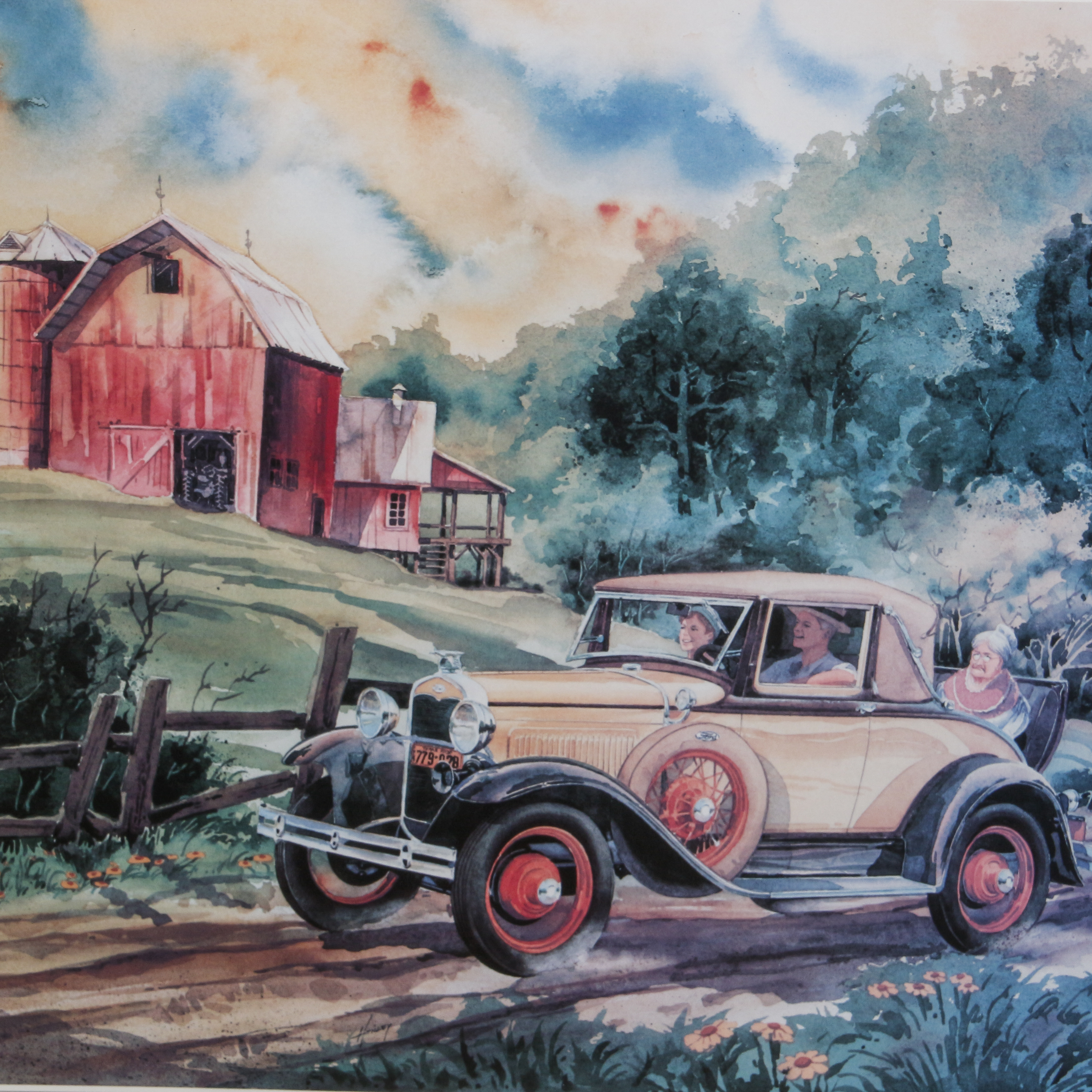 Henley Offset Lithograph "The Mother-in-Law Seat"