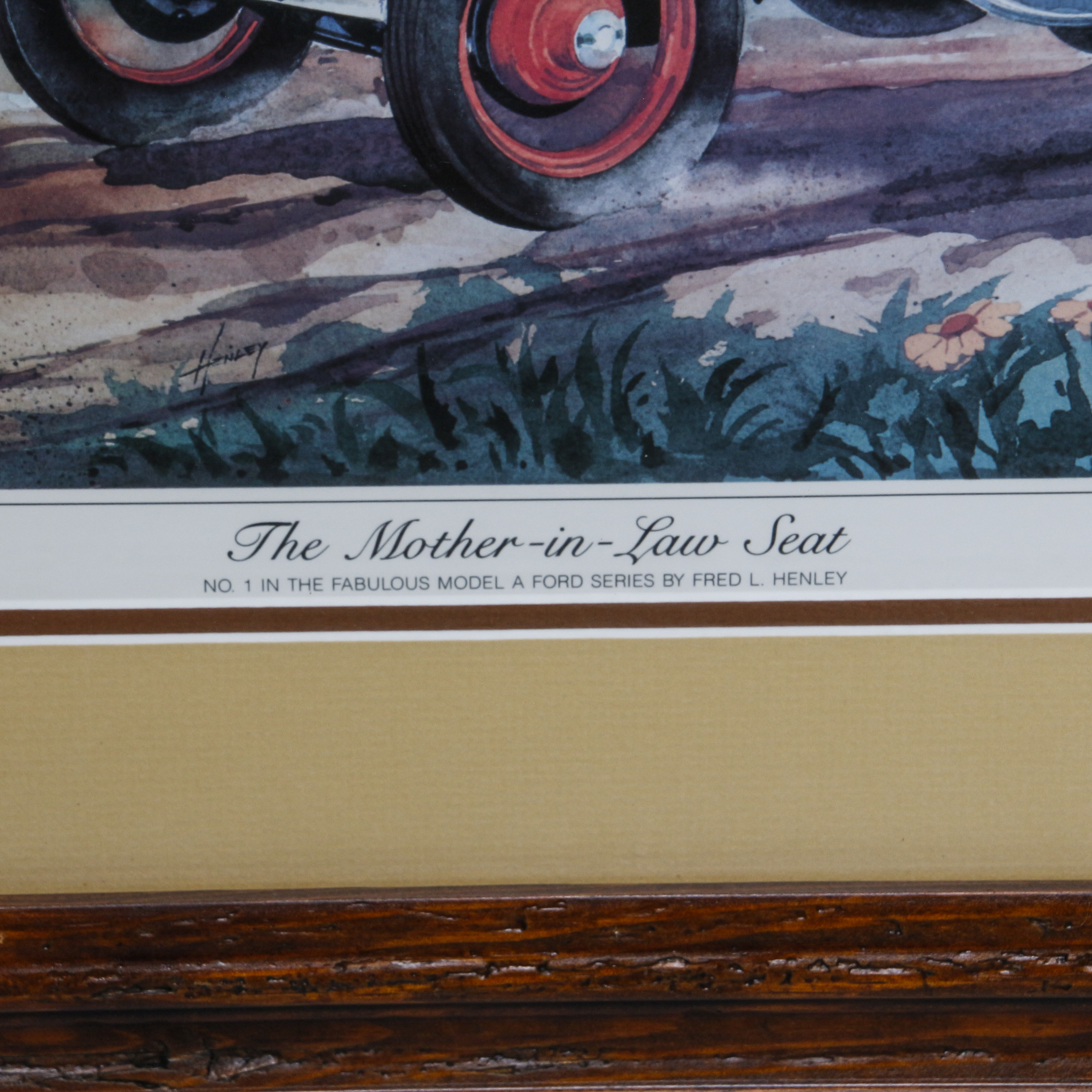 Henley Offset Lithograph "The Mother-in-Law Seat"