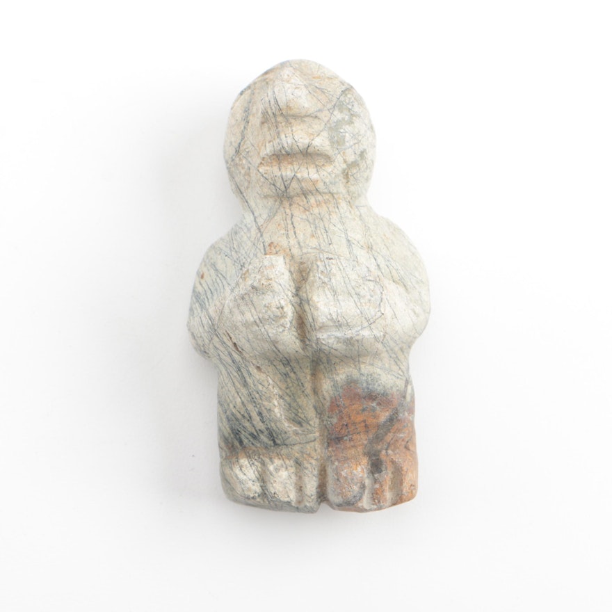 Figural Soapstone Carving
