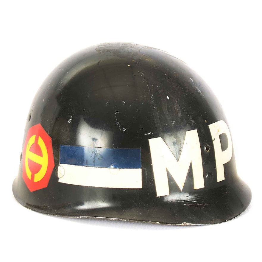 Identified MP Military Helmet