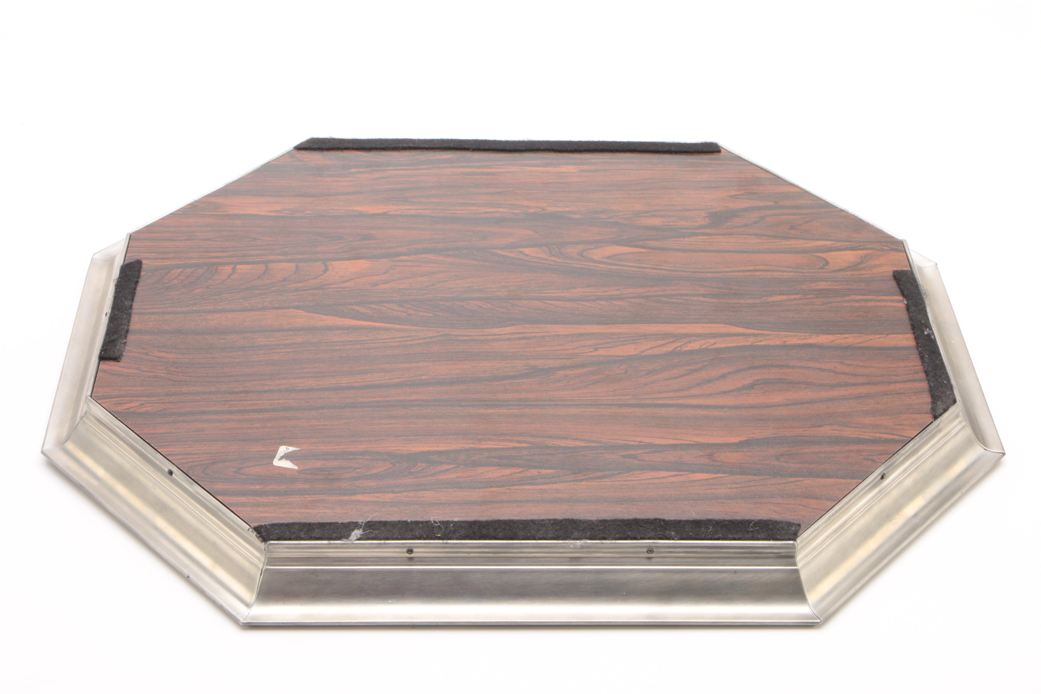 Vintage Gorham Pewter "Octette" Tea and Coffee Service Set with Tray