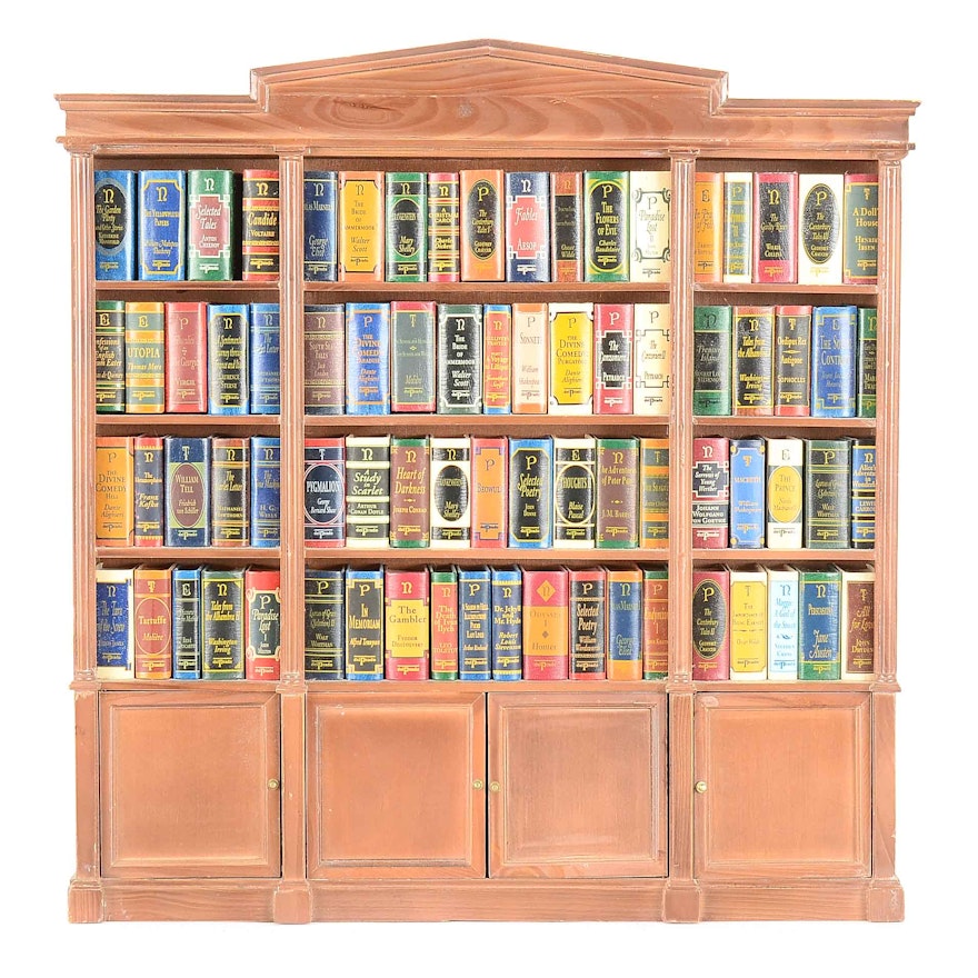 Del Prado 84-Volume "The Miniature Classics Library" with Display Shelf