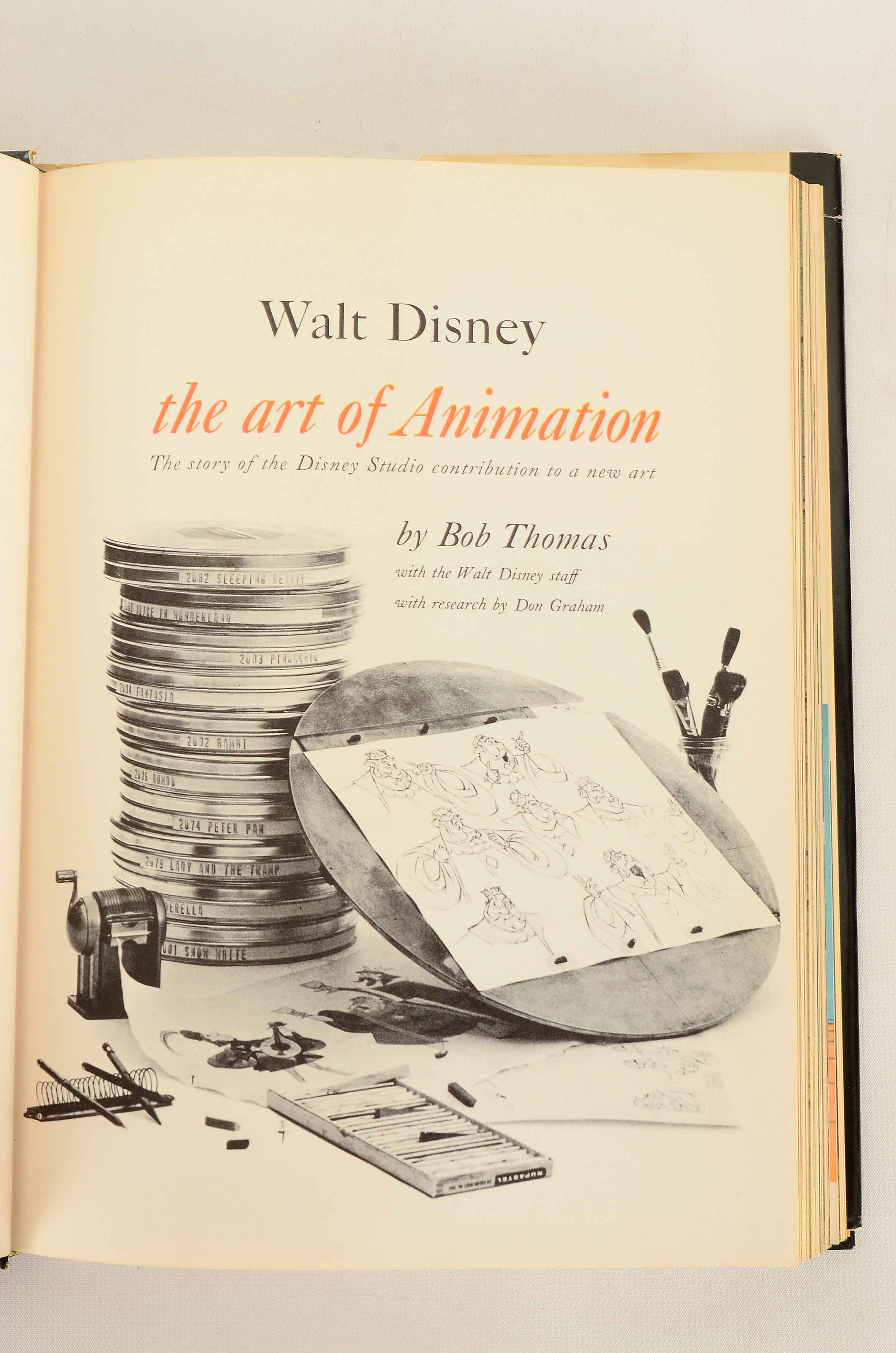 1958 "Walt Disney: The Art of Animation" by Bob Thomas