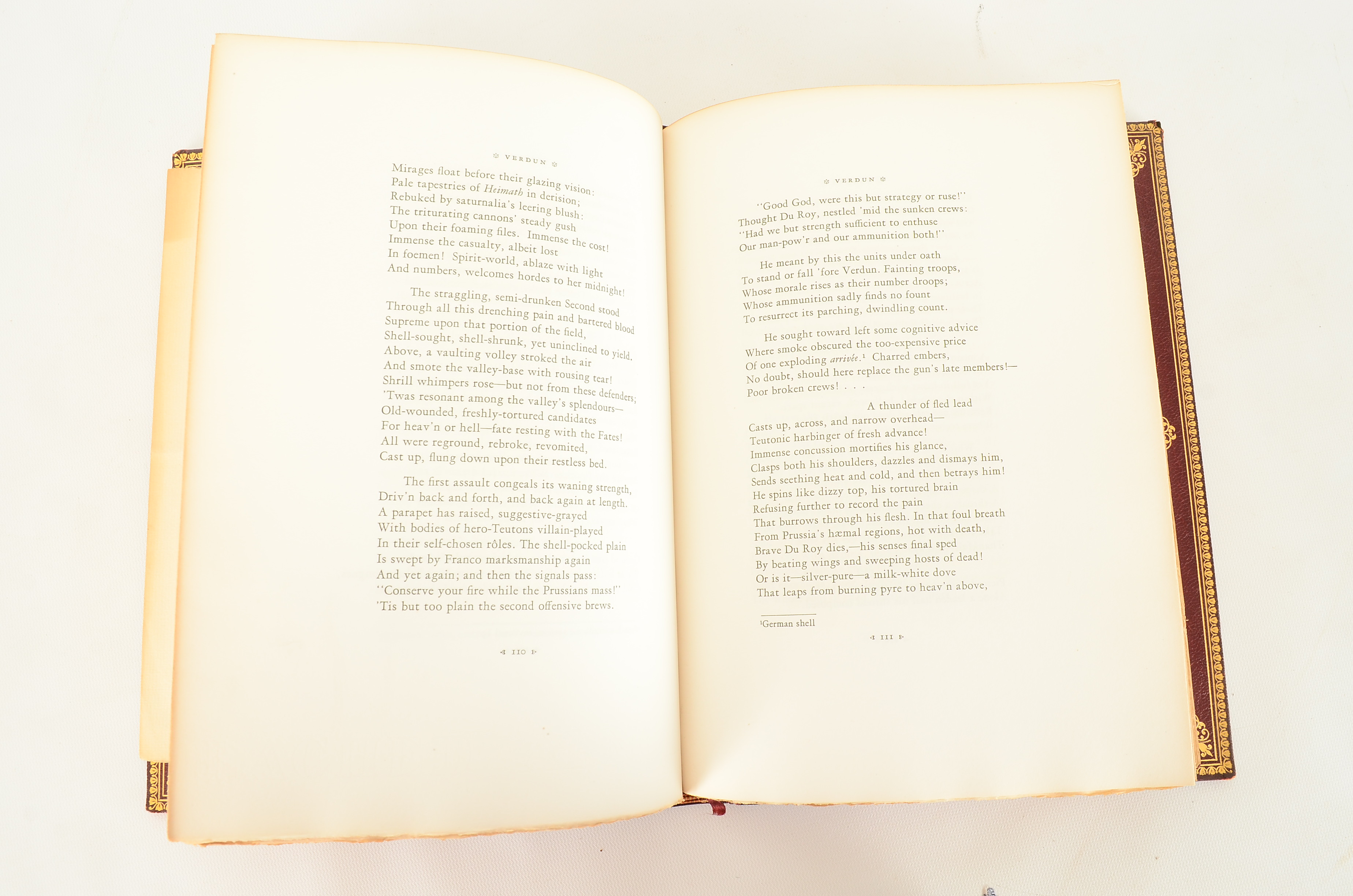 Signed Limited Edition "Epic of Verdun and Ballads of France" by Georges Lewys