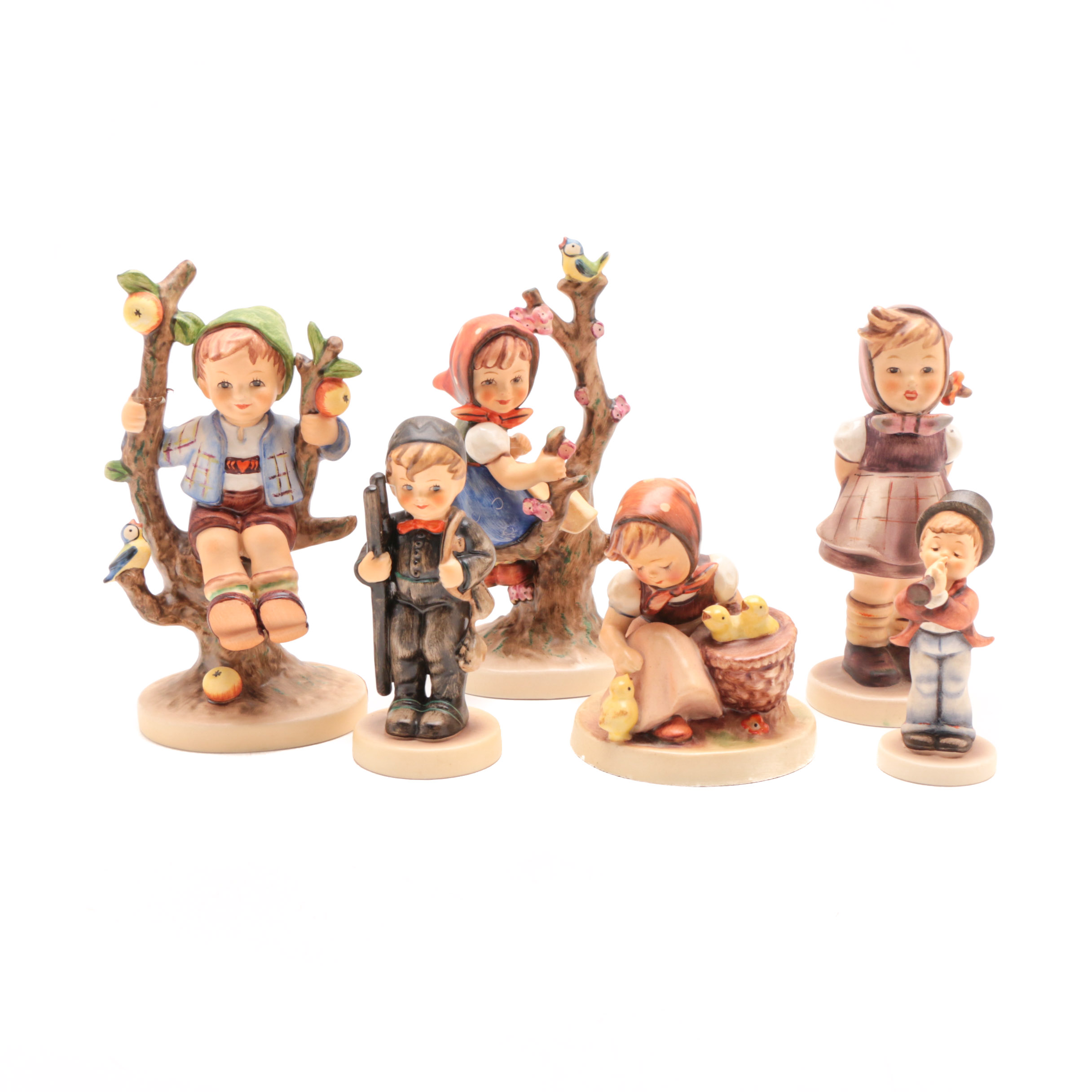 Vintage Goebel Porcelain Figurines Including Early Hummel
