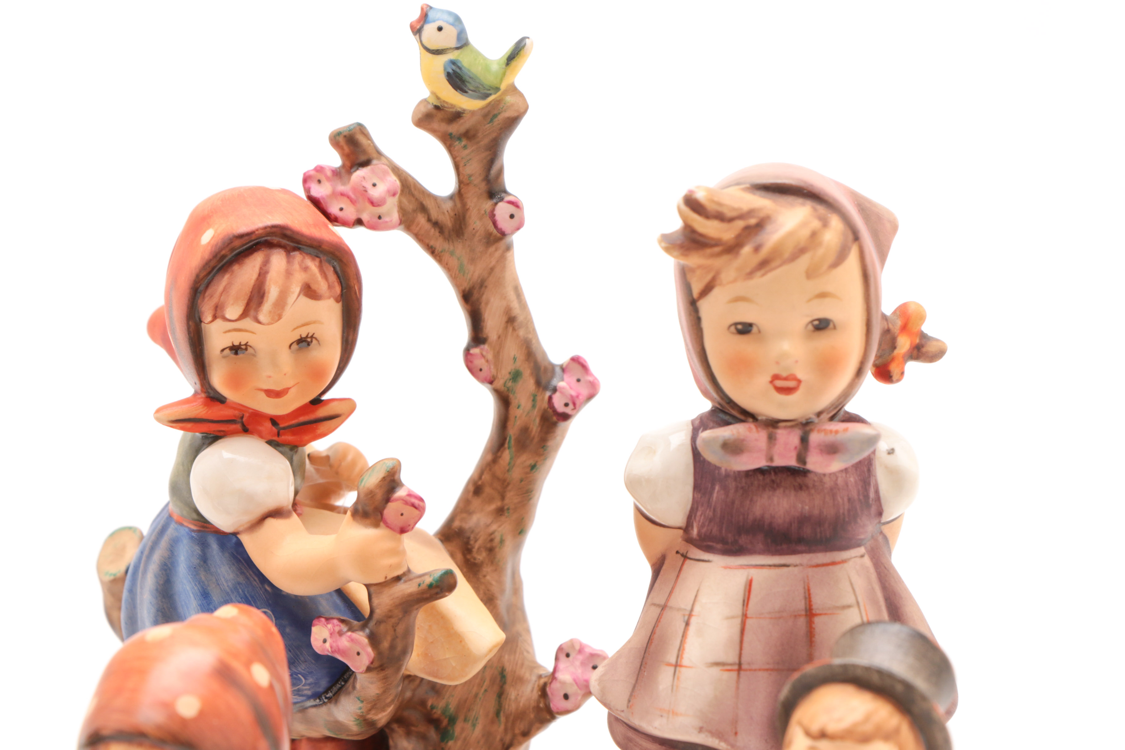 Vintage Goebel Porcelain Figurines Including Early Hummel