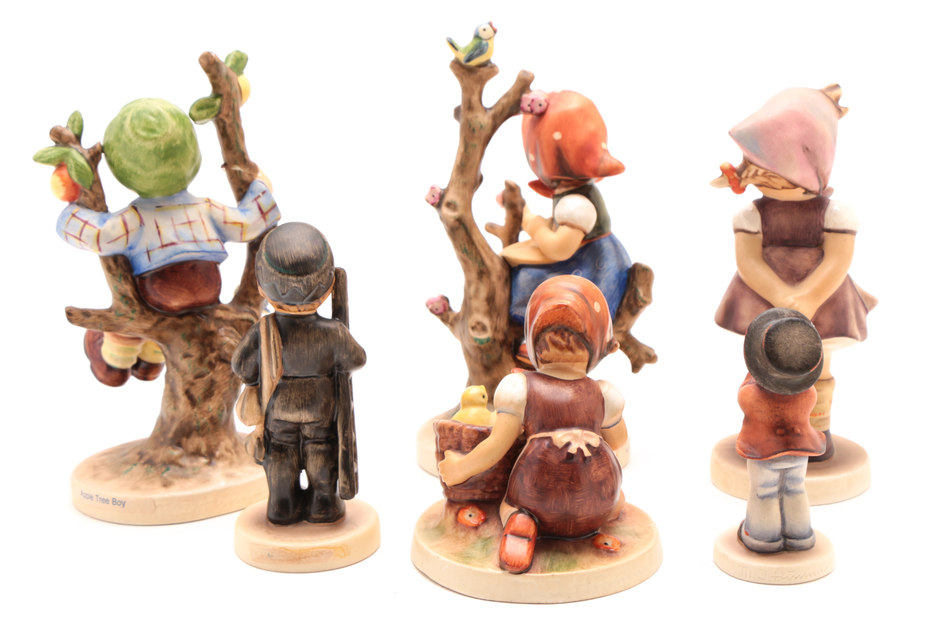 Vintage Goebel Porcelain Figurines Including Early Hummel