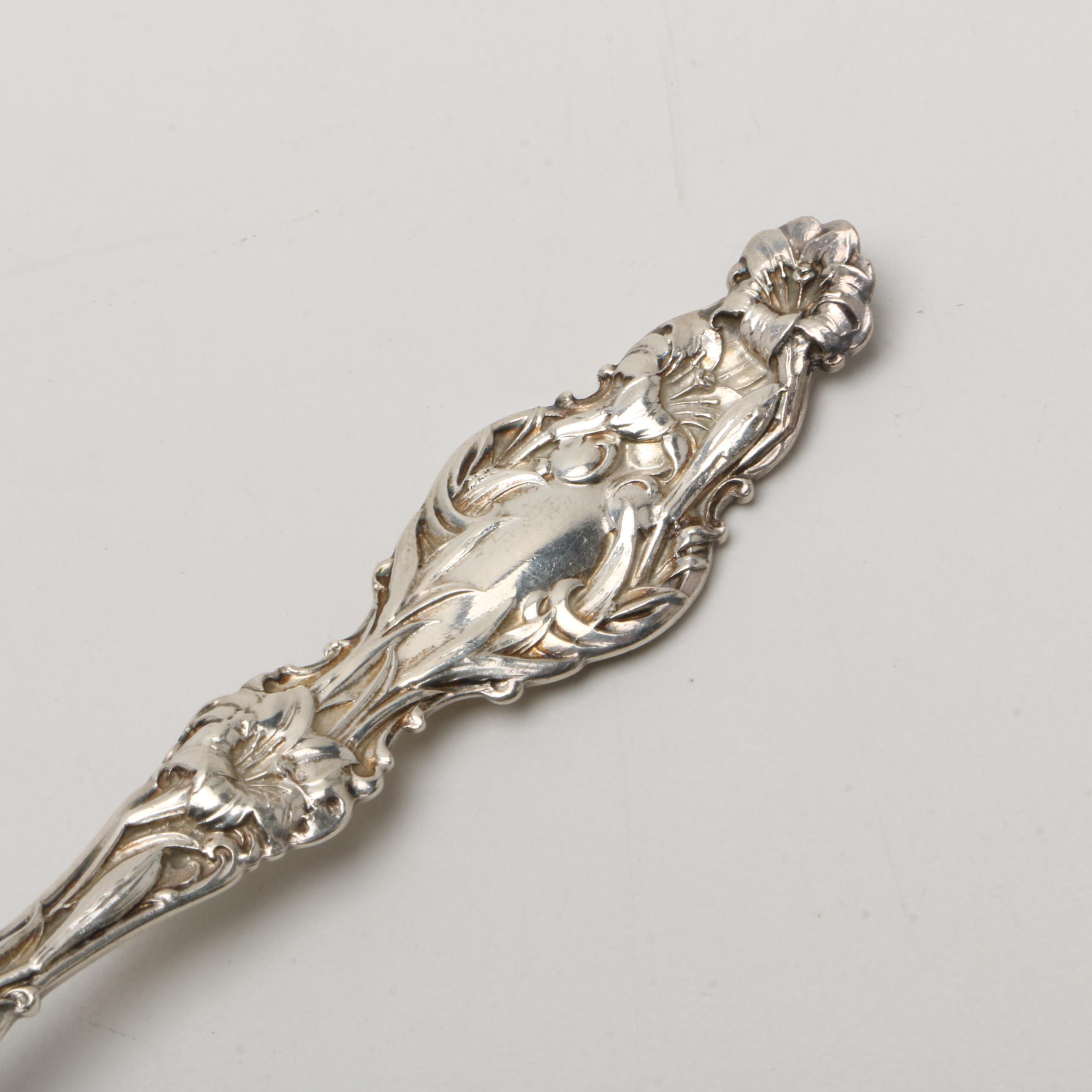 Whiting Manufacturing Co. Sterling Silver "Lily" Spoons