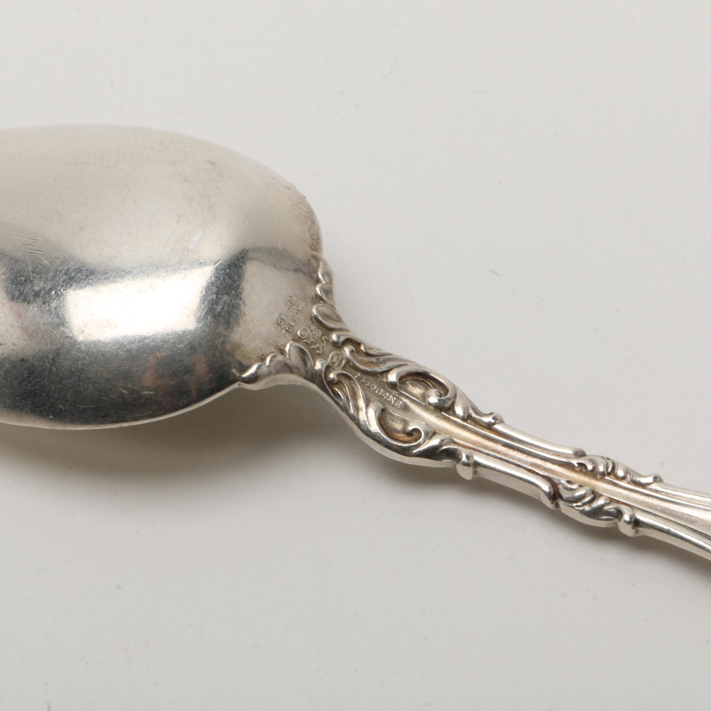 Whiting Manufacturing Co. Sterling Silver "Lily" Spoons