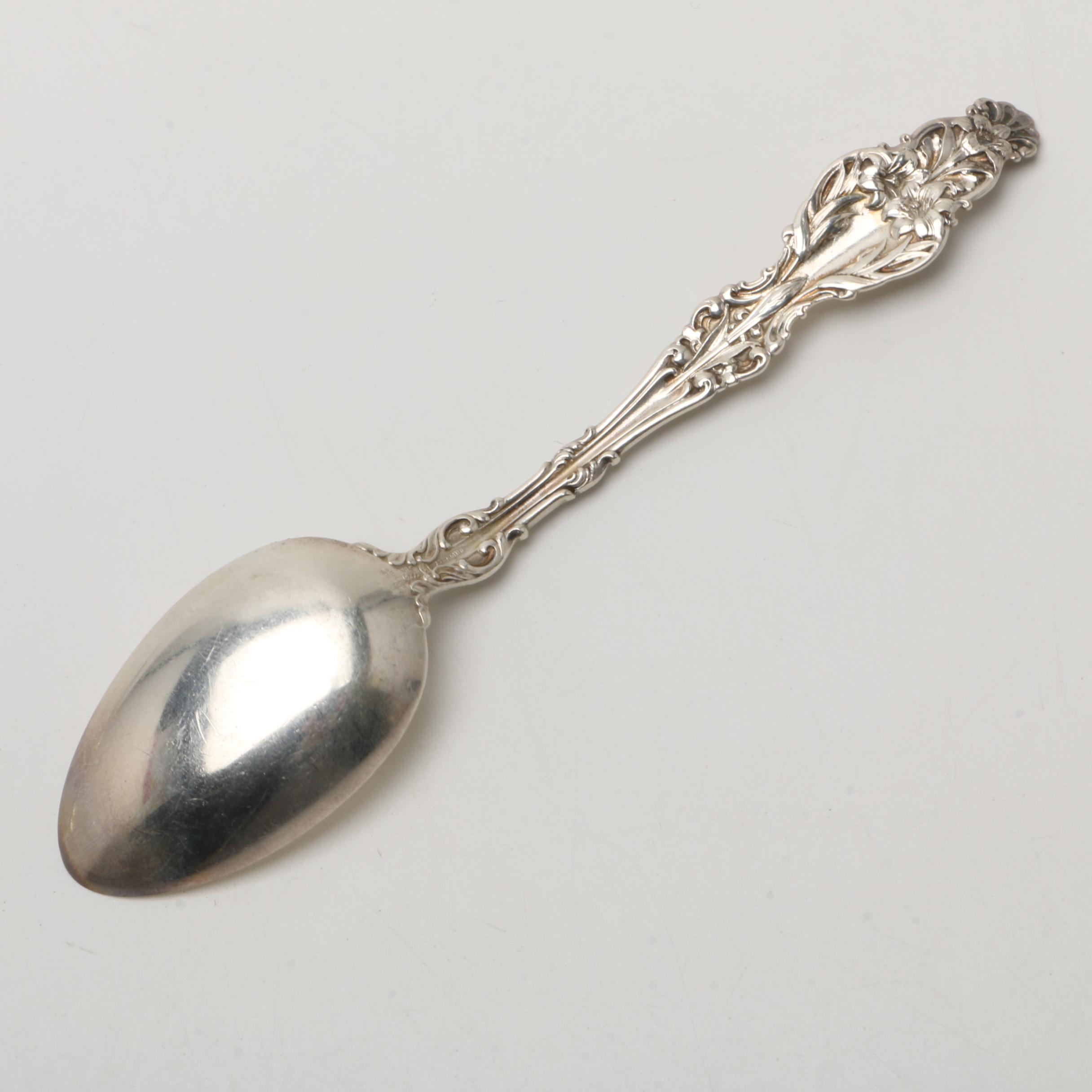 Whiting Manufacturing Co. Sterling Silver "Lily" Spoons