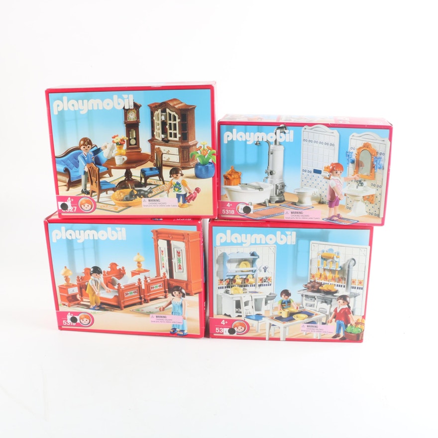 Playmobil Victorian Themed Dollhouse Rooms