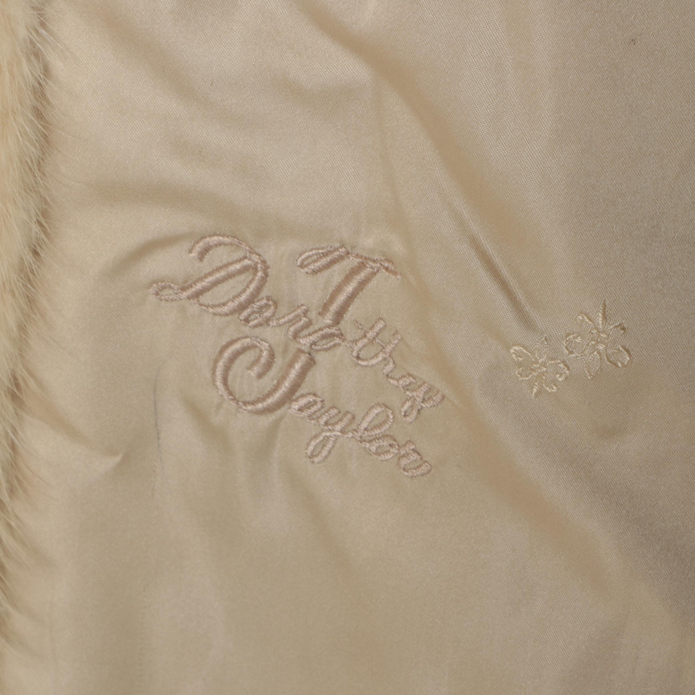 Women's Koslow's Blonde Mink Fur Coat