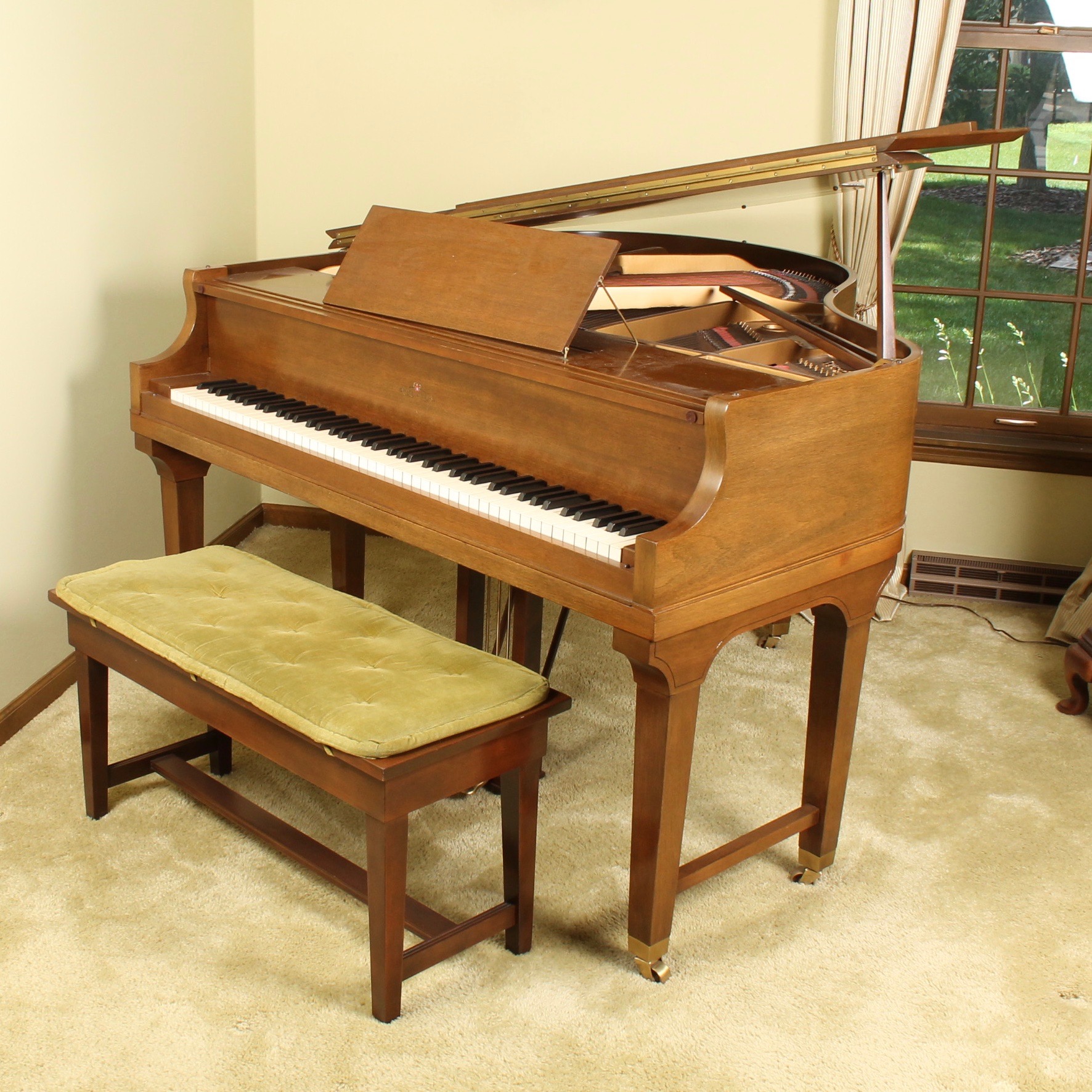 Vintage Wurlitzer Baby Grand Piano