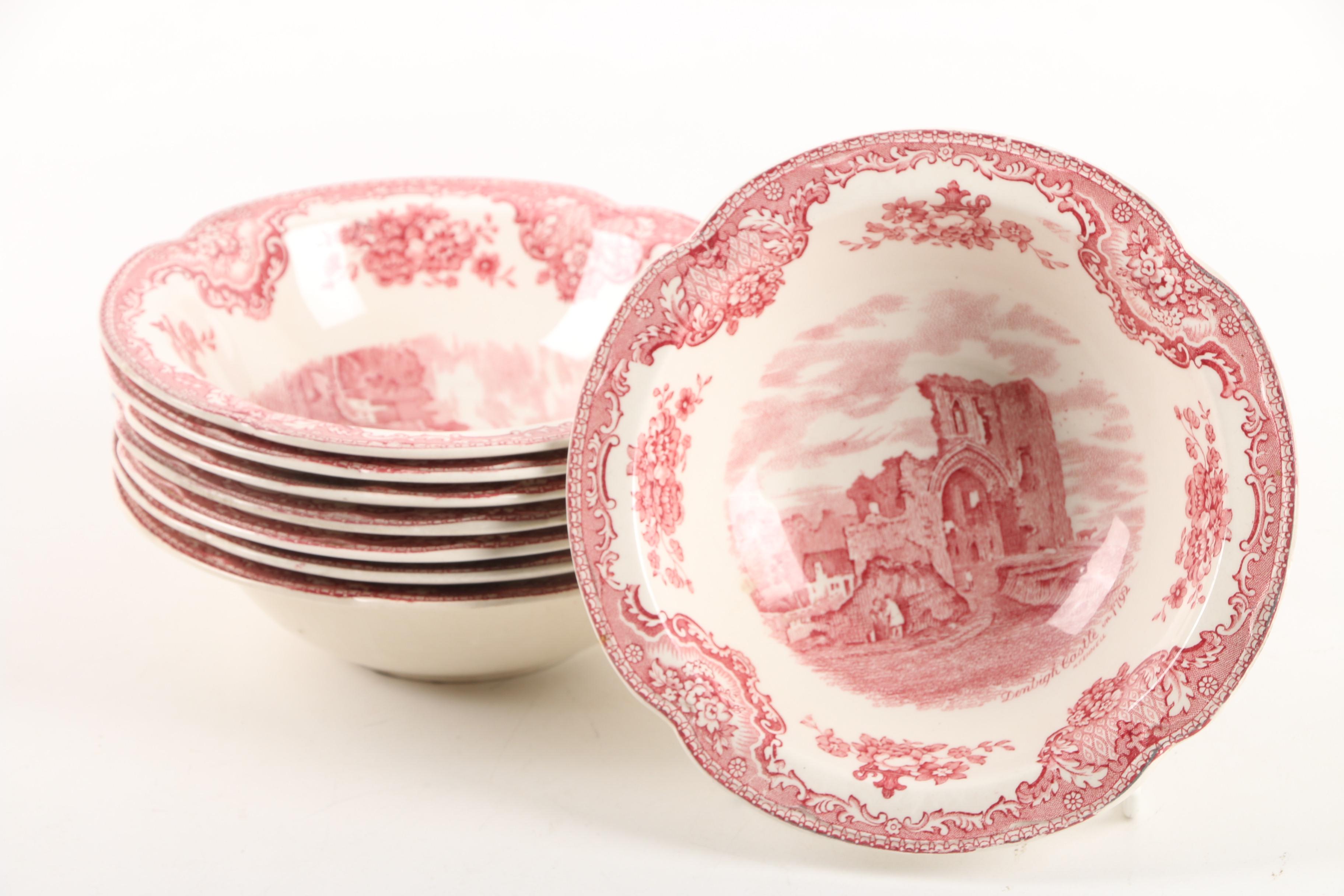 Johnson Brothers "Old Britain Castles Pink" Transfer Printed Dinnerware