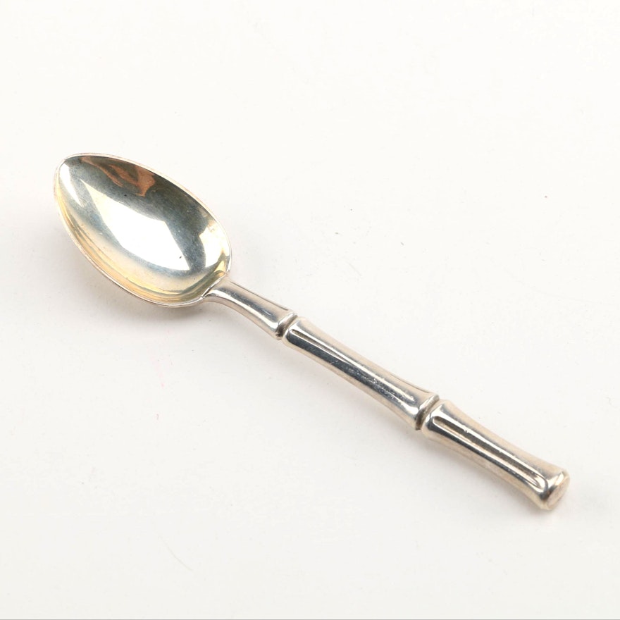 Tiffany & Co. "Bamboo" Sterling Silver Demitasse Spoon