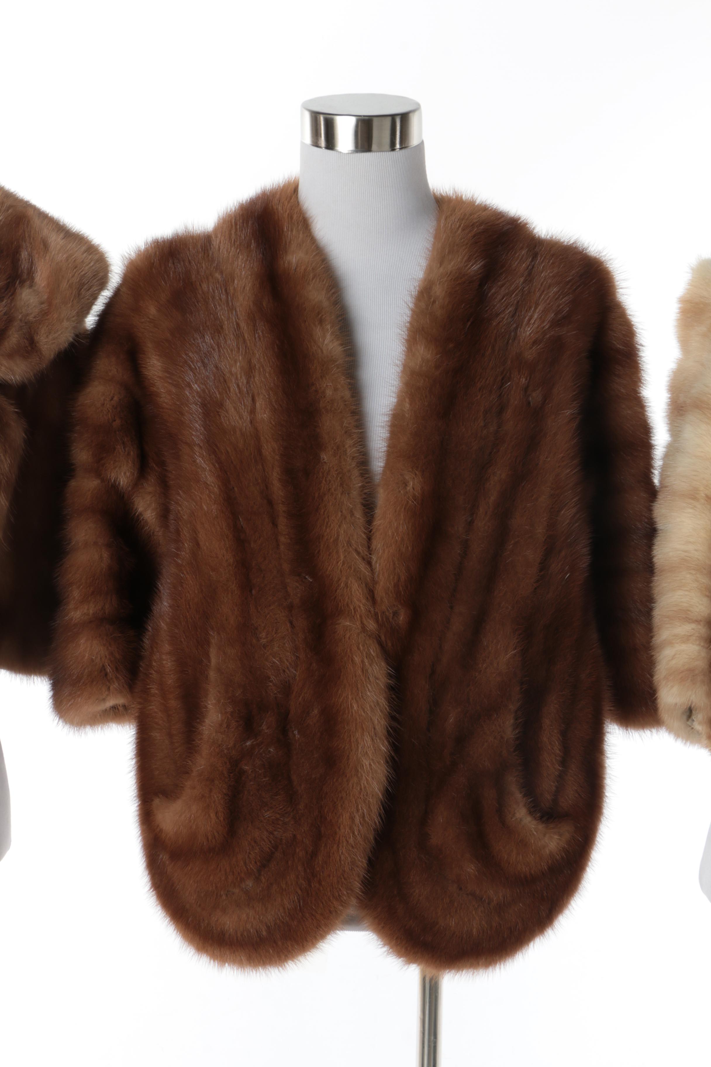 Women's Vintage Mink Fur Stoles