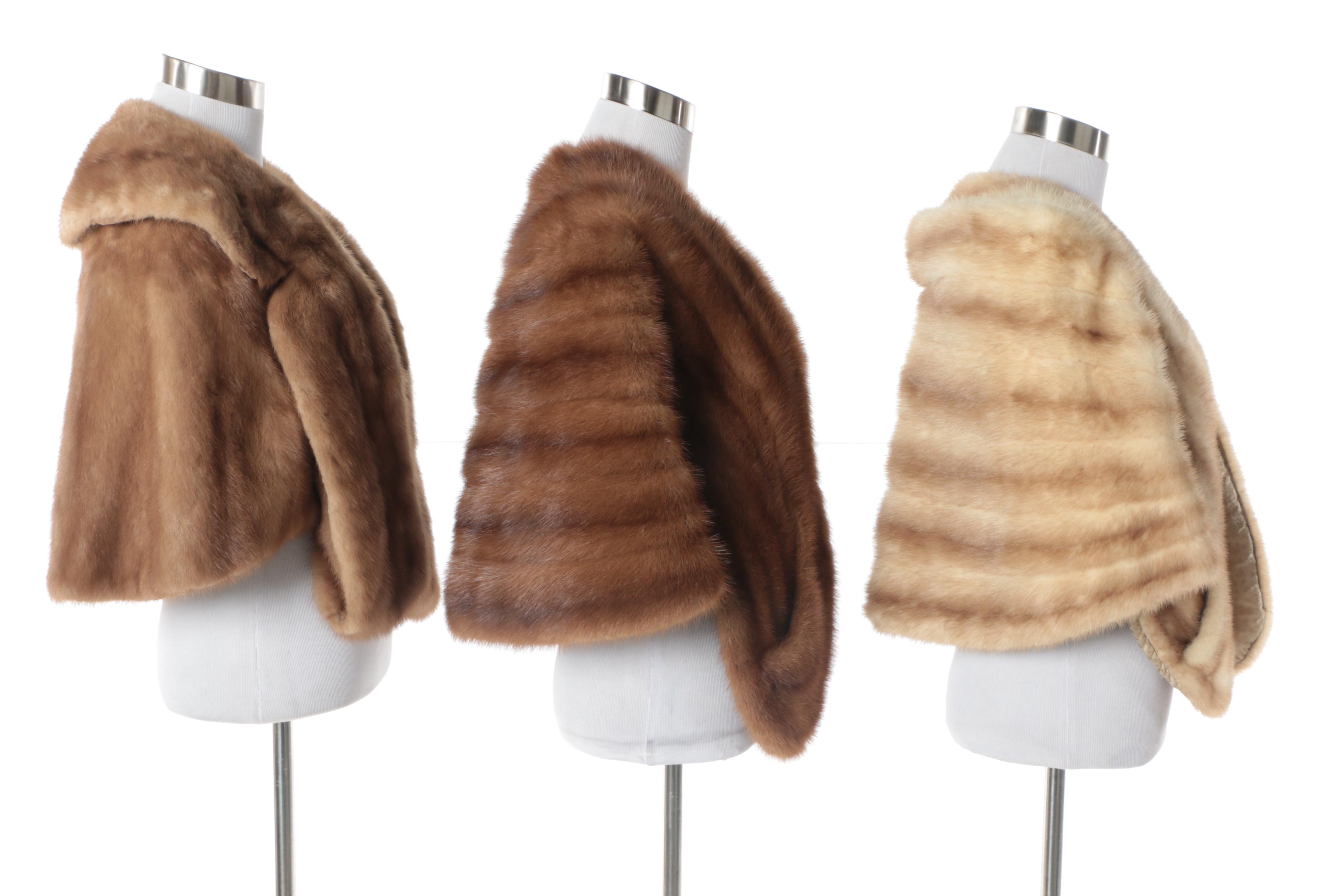 Women's Vintage Mink Fur Stoles