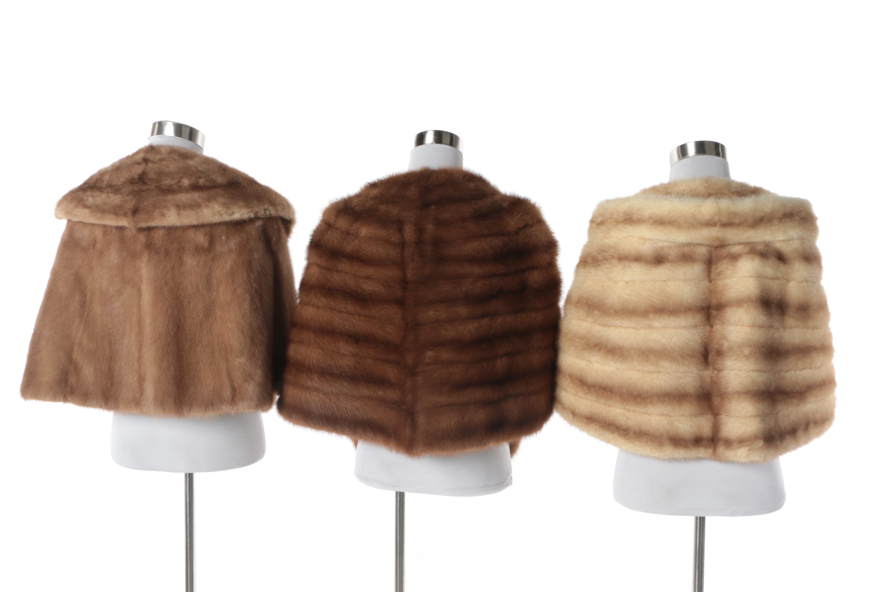 Women's Vintage Mink Fur Stoles