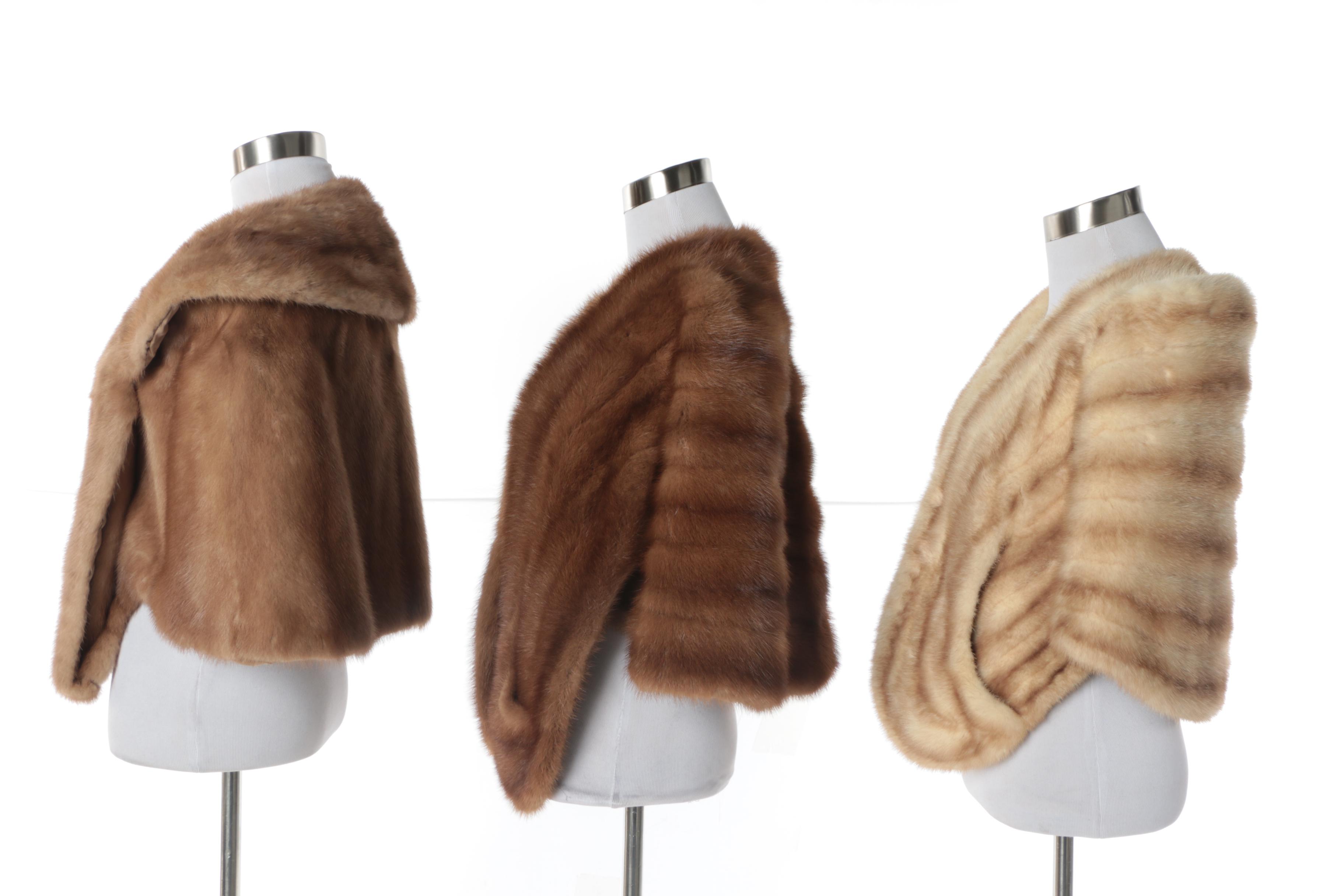 Women's Vintage Mink Fur Stoles