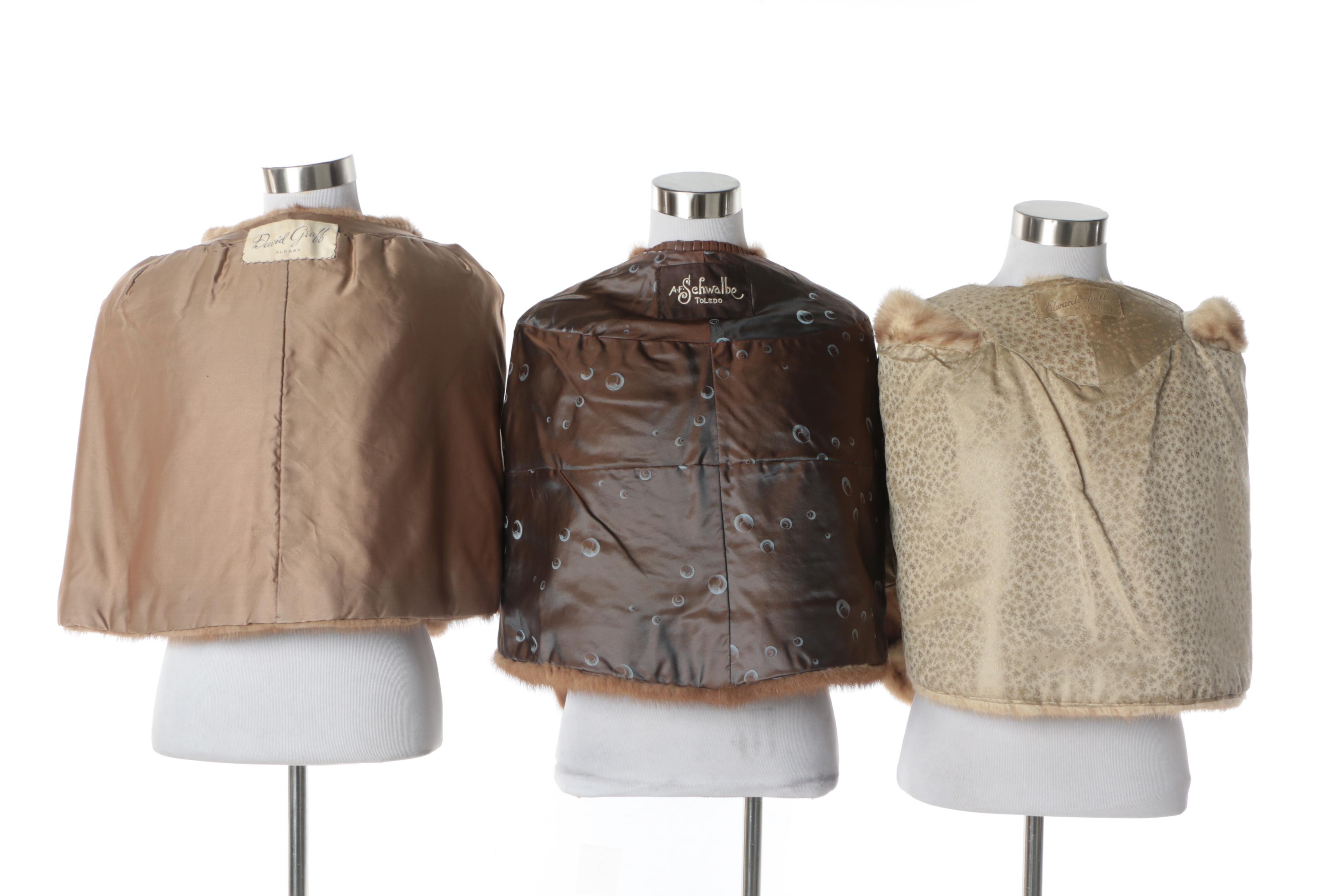 Women's Vintage Mink Fur Stoles