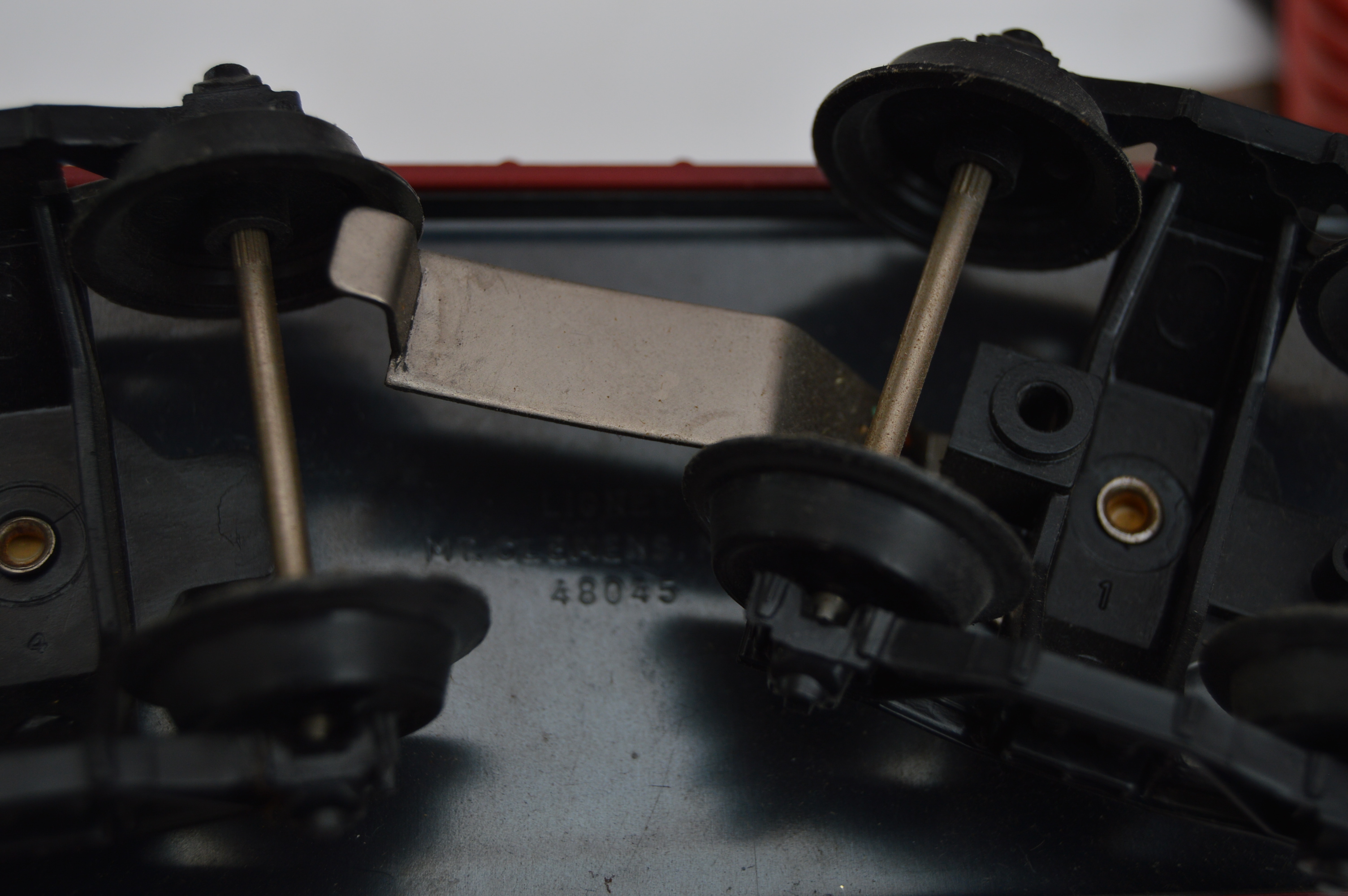 Vintage Model Train Cars with Tracks and Accessories