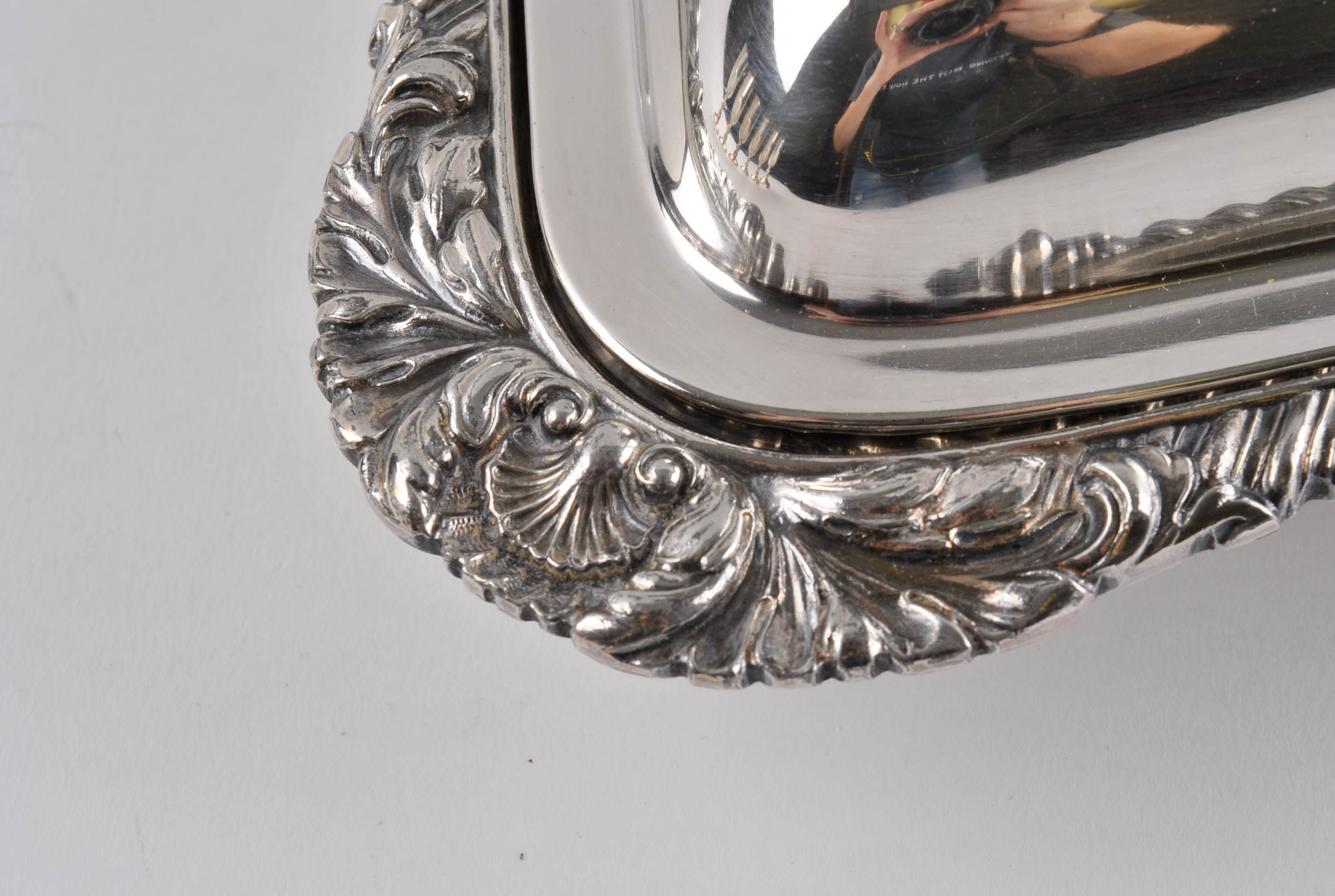 W. & S. Blackinton Silver Plate Liquor Glasses with Convertible Vegetable Dish