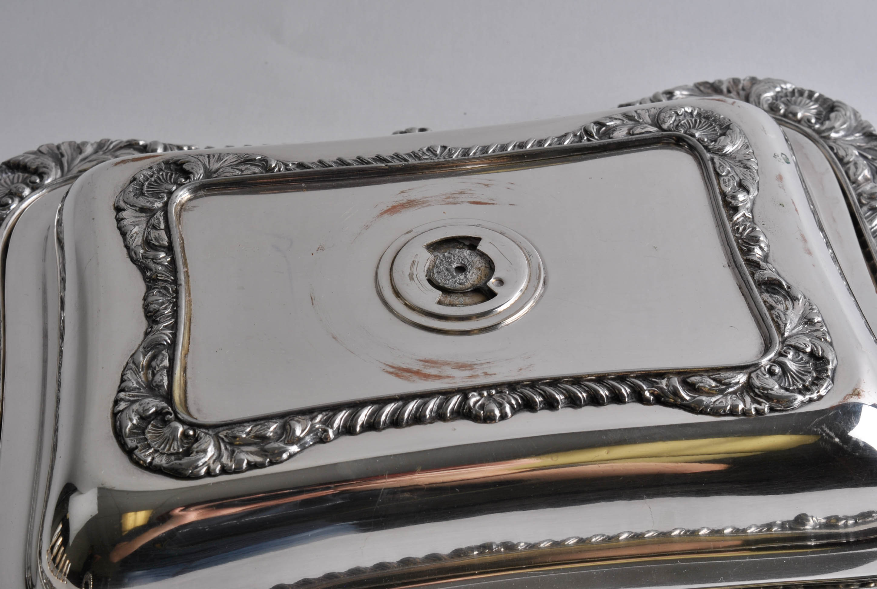 W. & S. Blackinton Silver Plate Liquor Glasses with Convertible Vegetable Dish