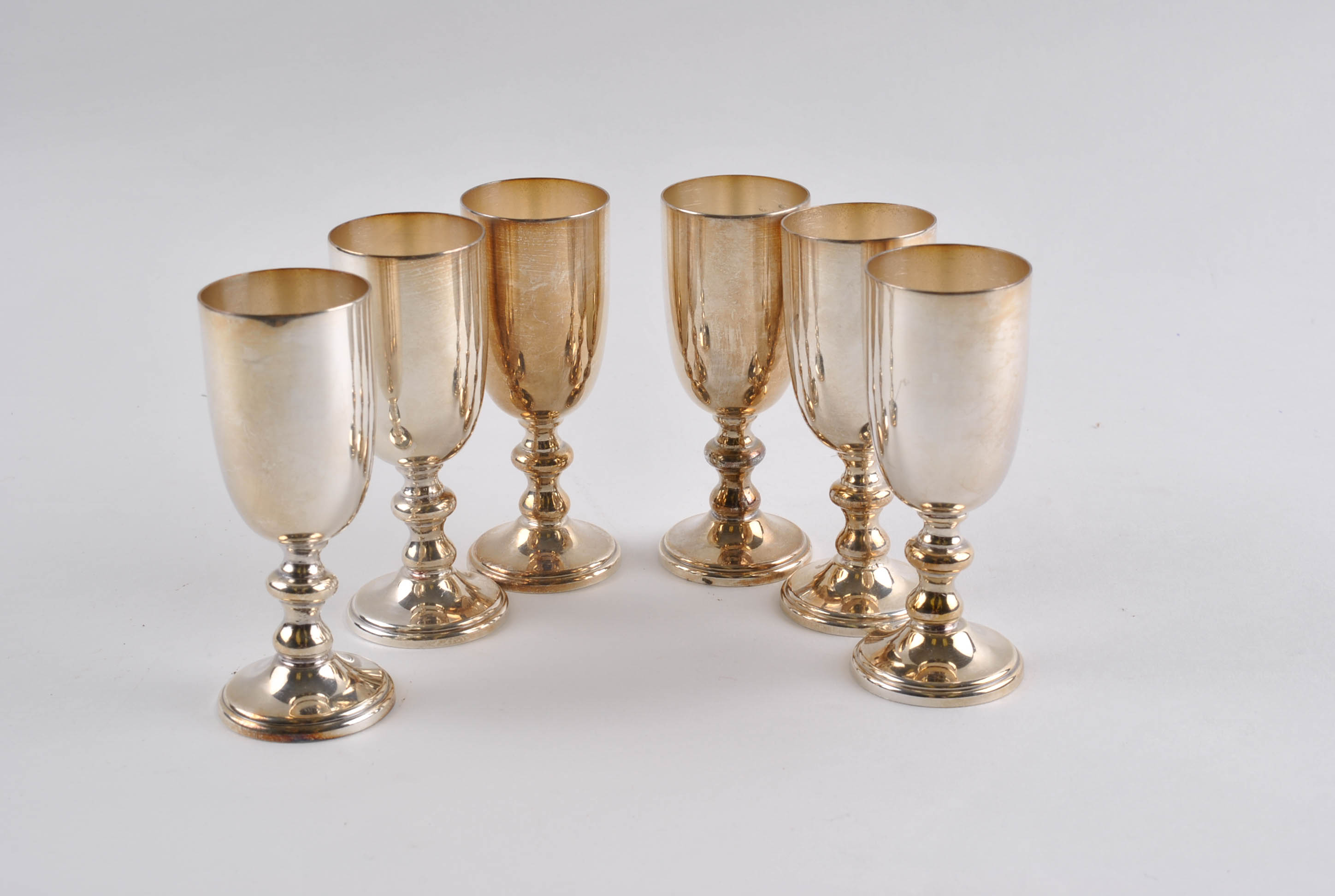W. & S. Blackinton Silver Plate Liquor Glasses with Convertible Vegetable Dish