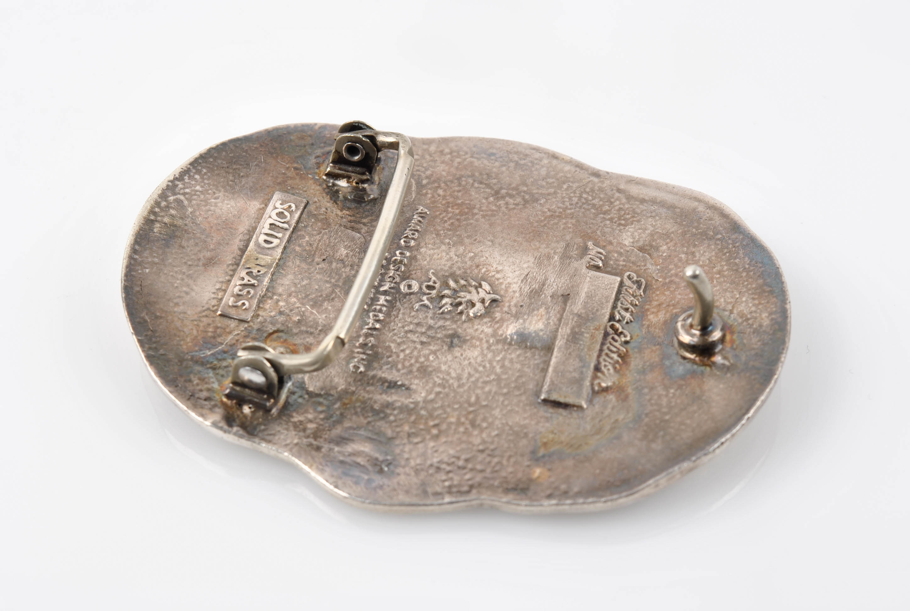 Award Design Medals First Edition Brass Belt Buckle