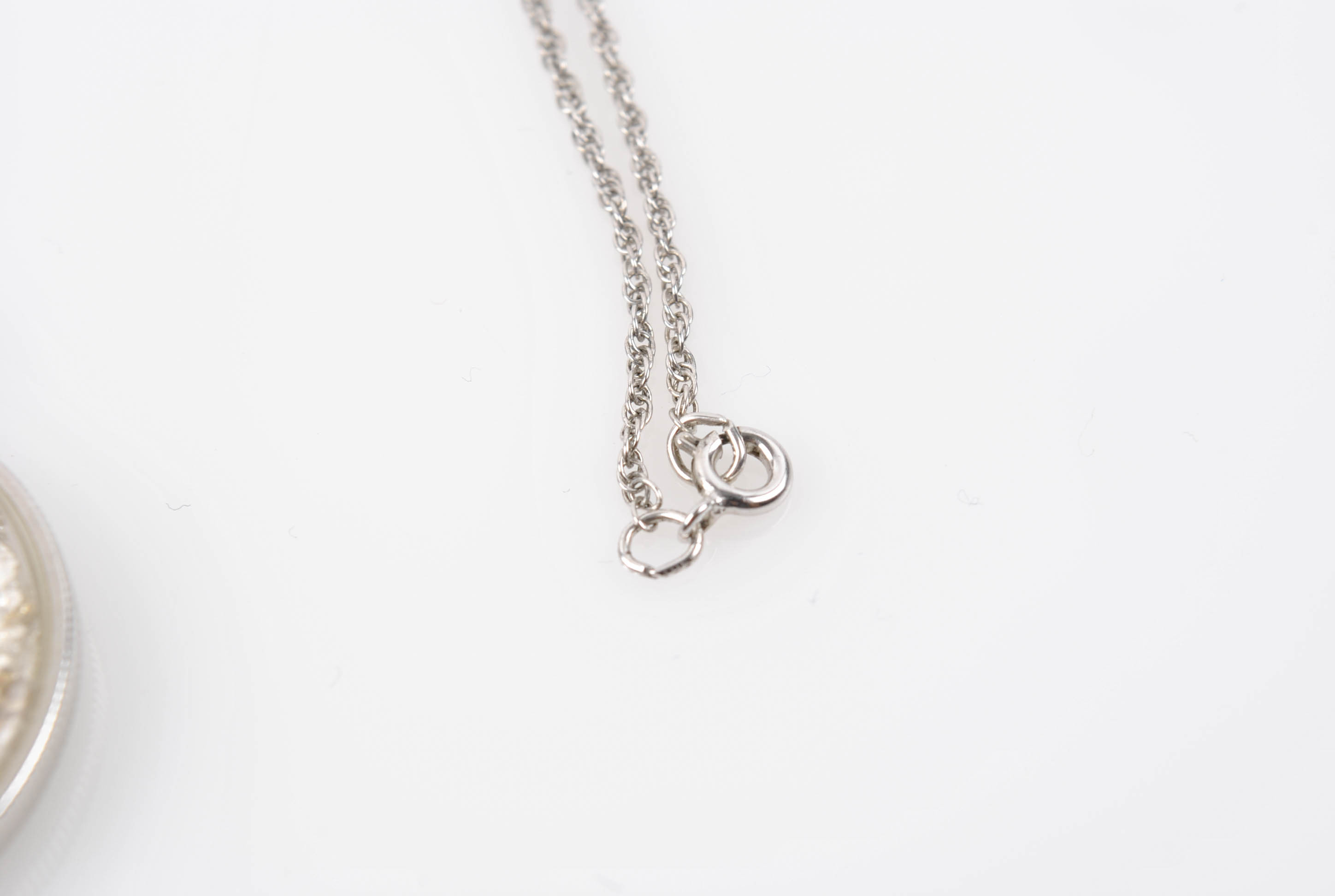 900 Silver Pendant Necklace