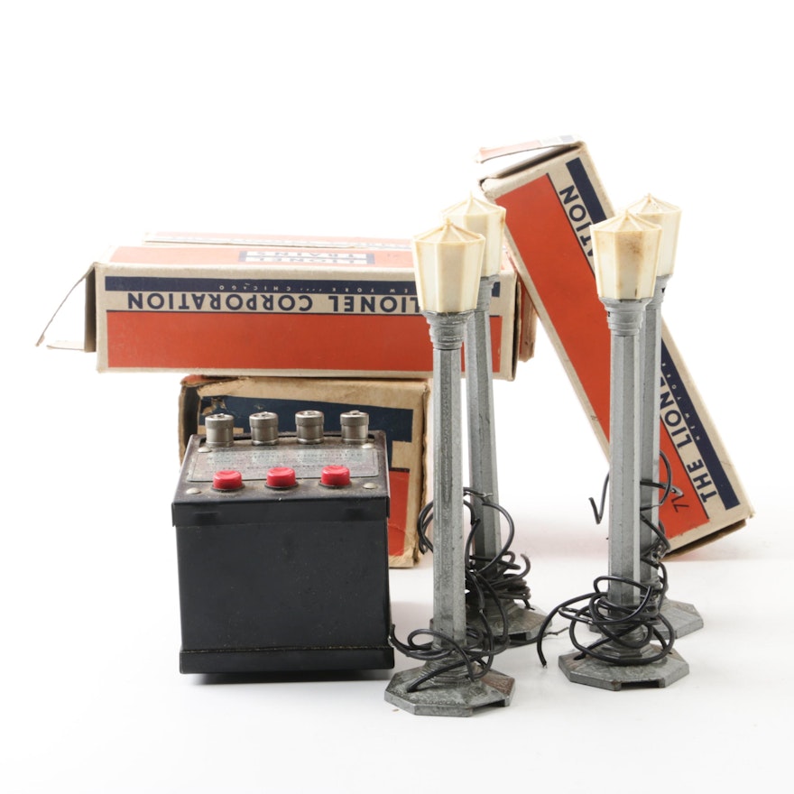 Lionel Lamp Posts and Whistle Controller