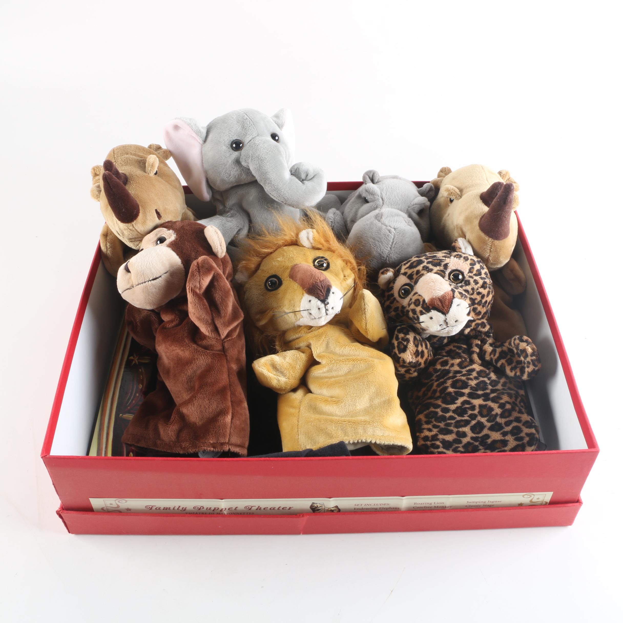 Restoration Hardware "Family Puppet Theater" with Hand Puppets