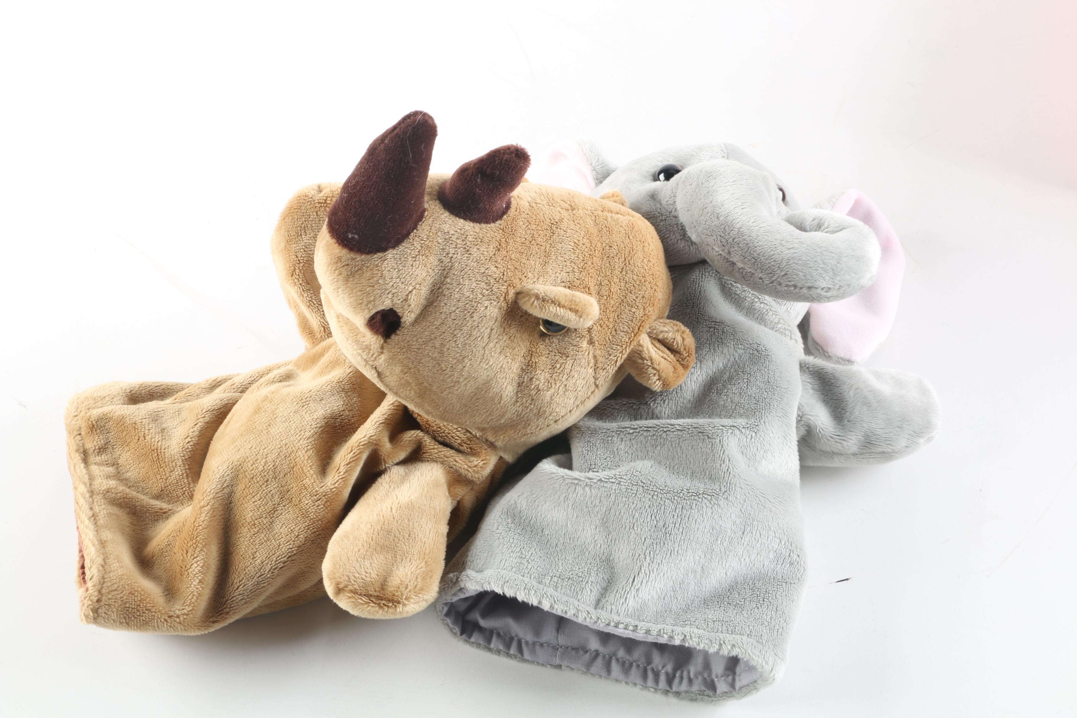 Restoration Hardware "Family Puppet Theater" with Hand Puppets