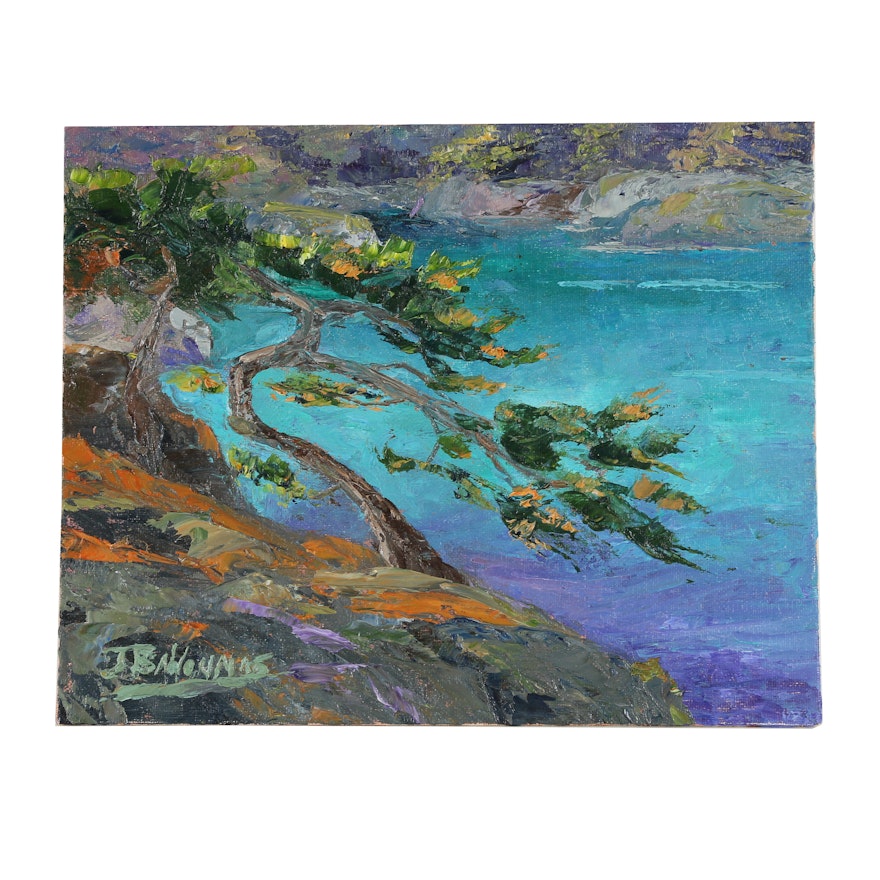 James Baldoumas Oil Painting "Coastal Pine"