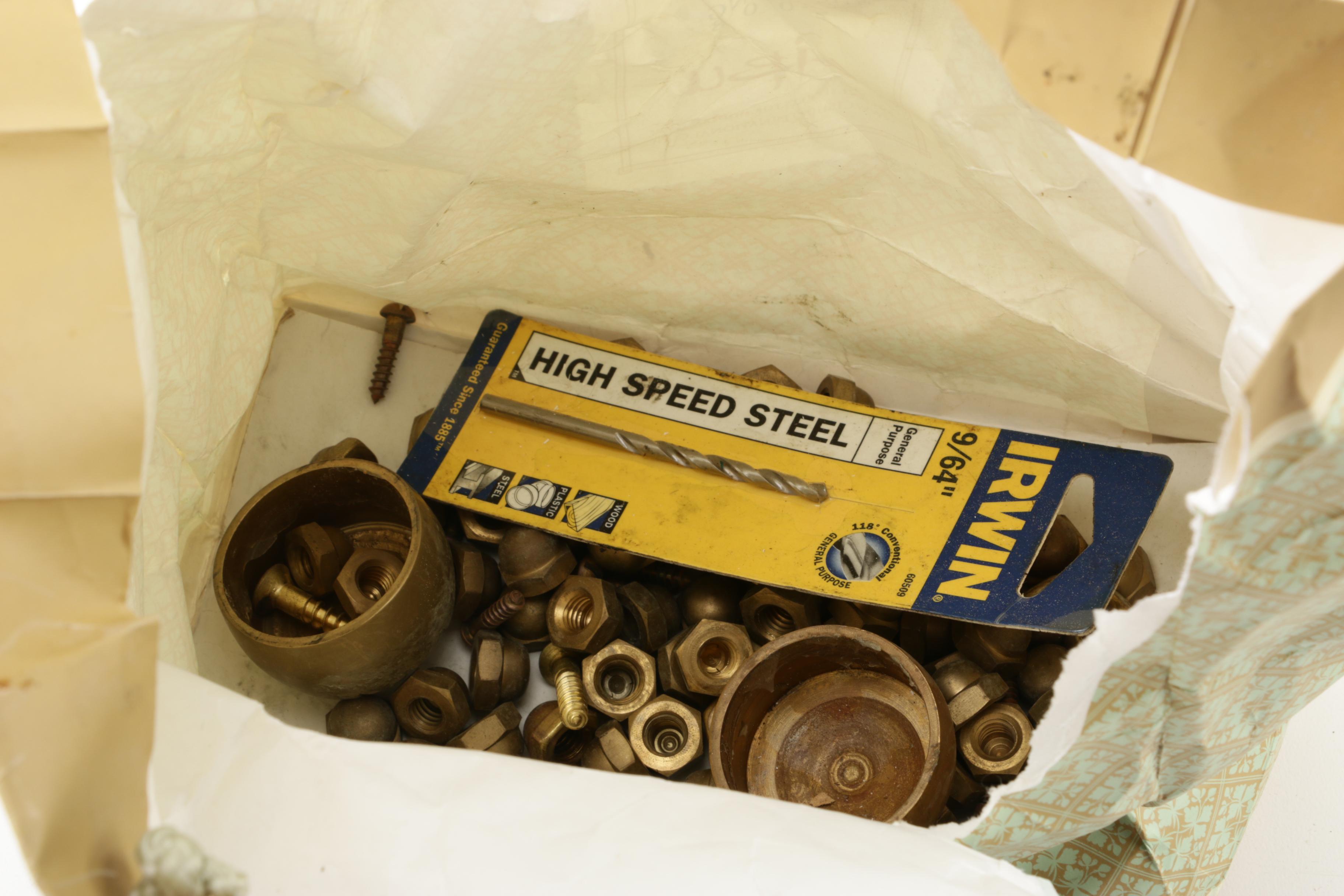 Metal and Wood Ballet Barre Braces and Hardware