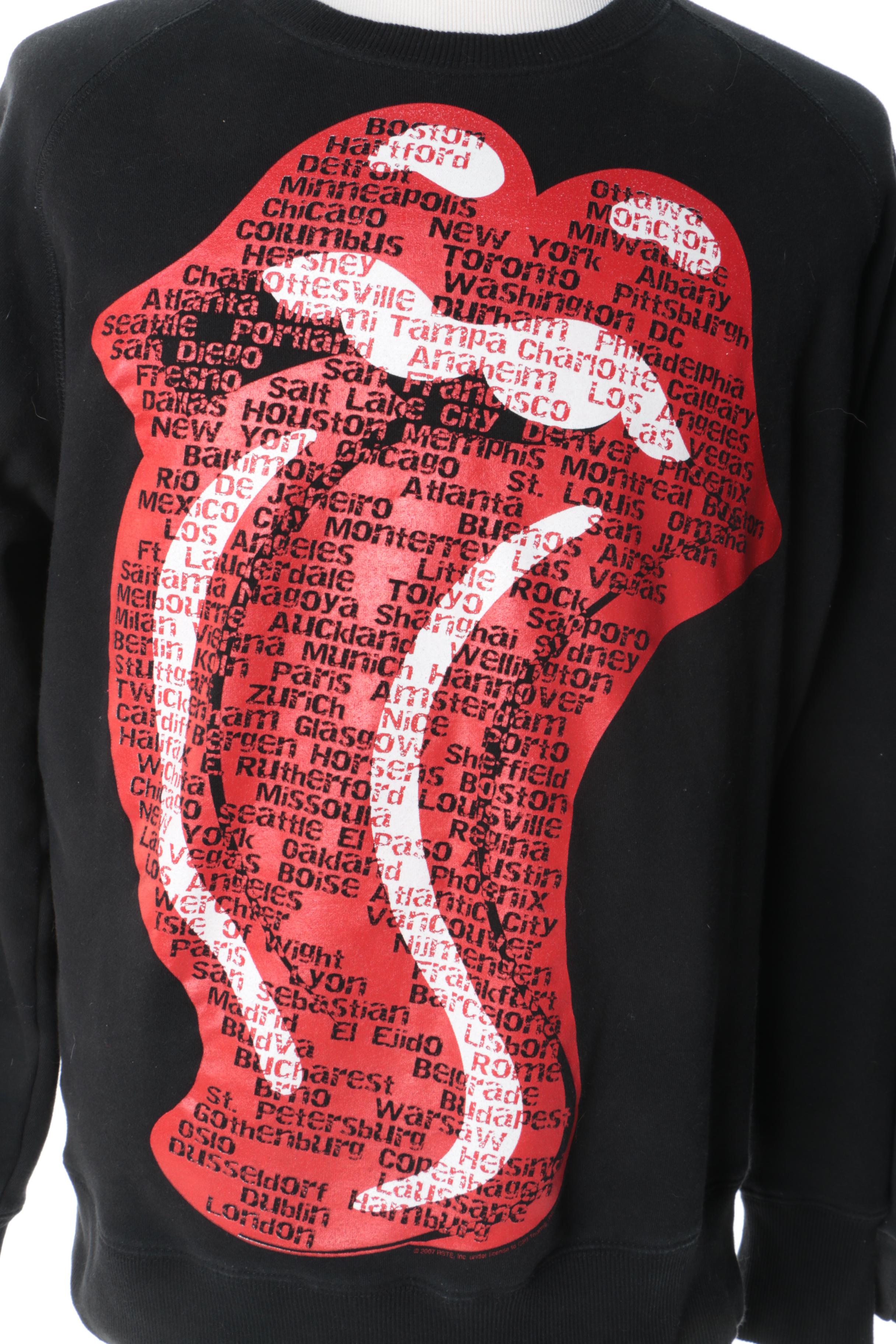 2005-2006 Rolling Stones A Bigger Bang World Tour Sweatshirt and Pullover