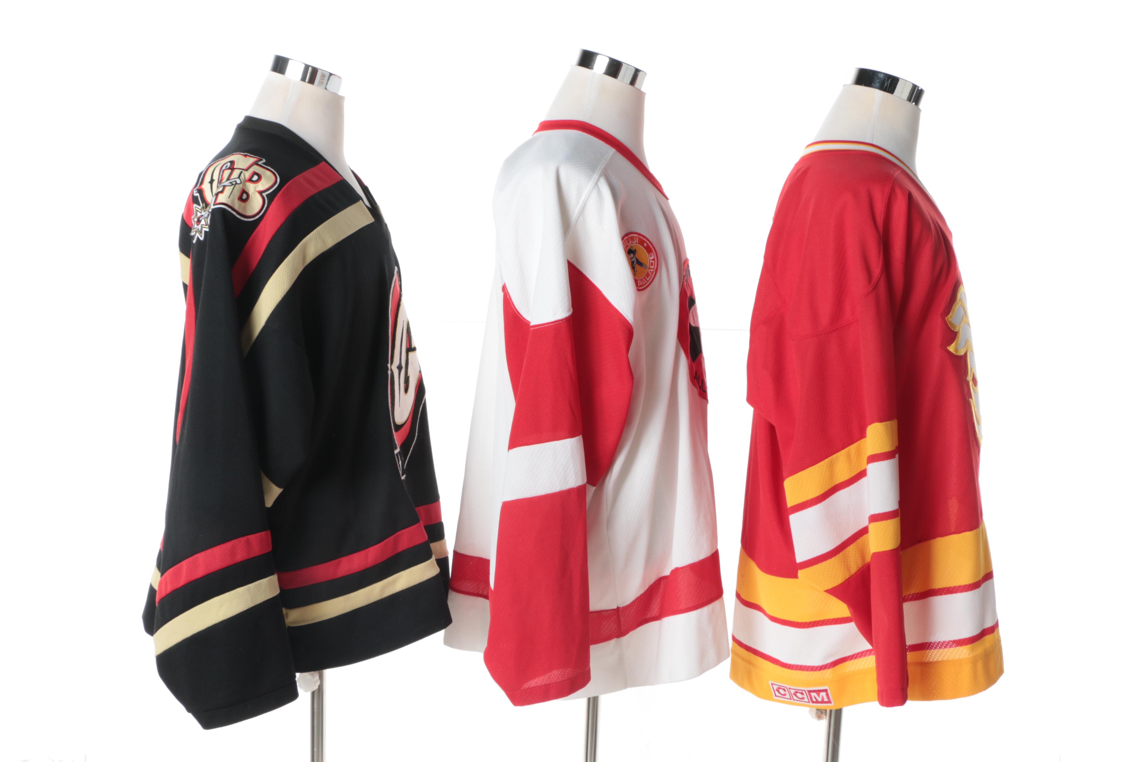 Calgary Flames 1989 Stanley Cup Jersey and Other Hockey Jerseys