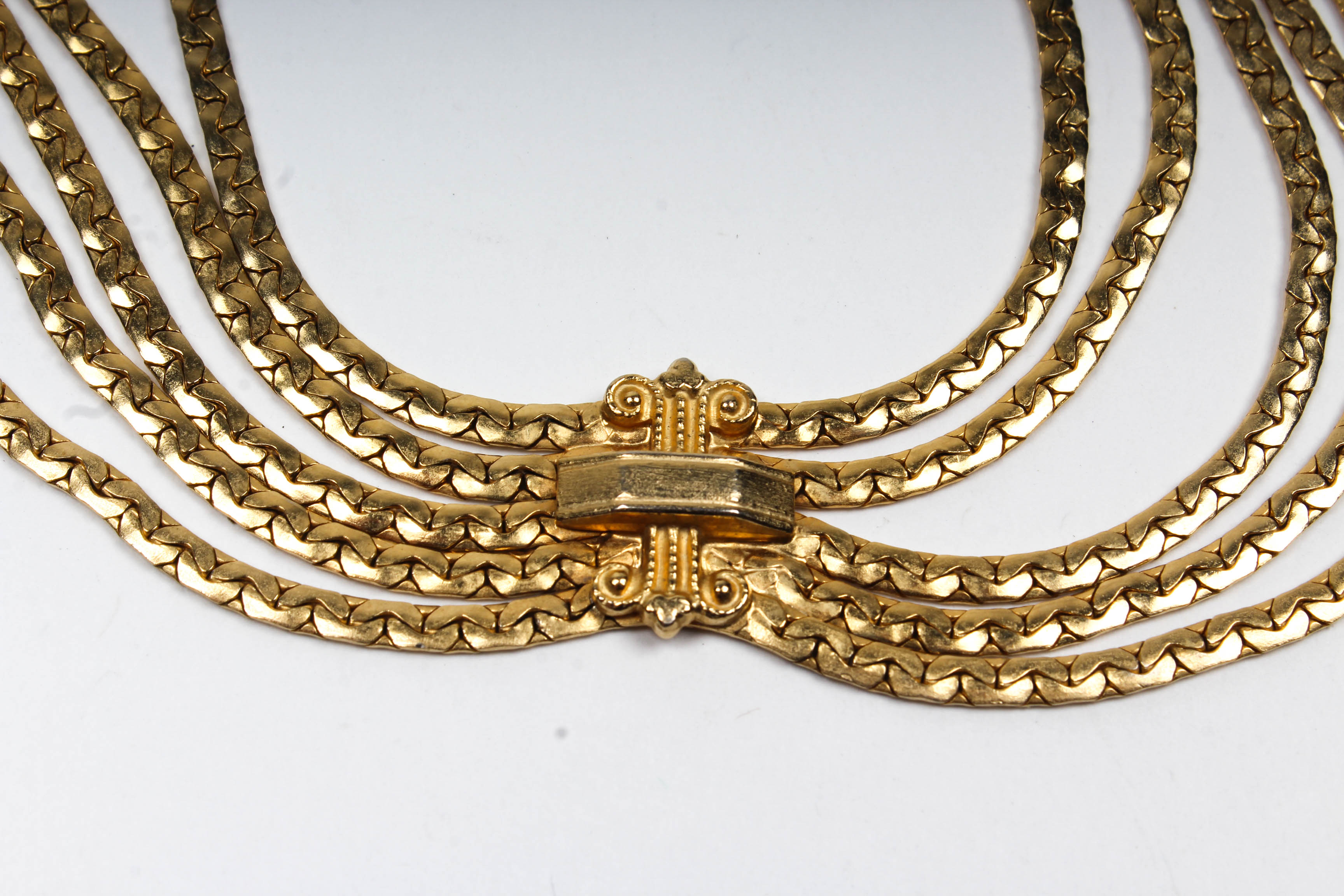 Vintage Christian Dior and Givenchy Gold Tone Jewelry