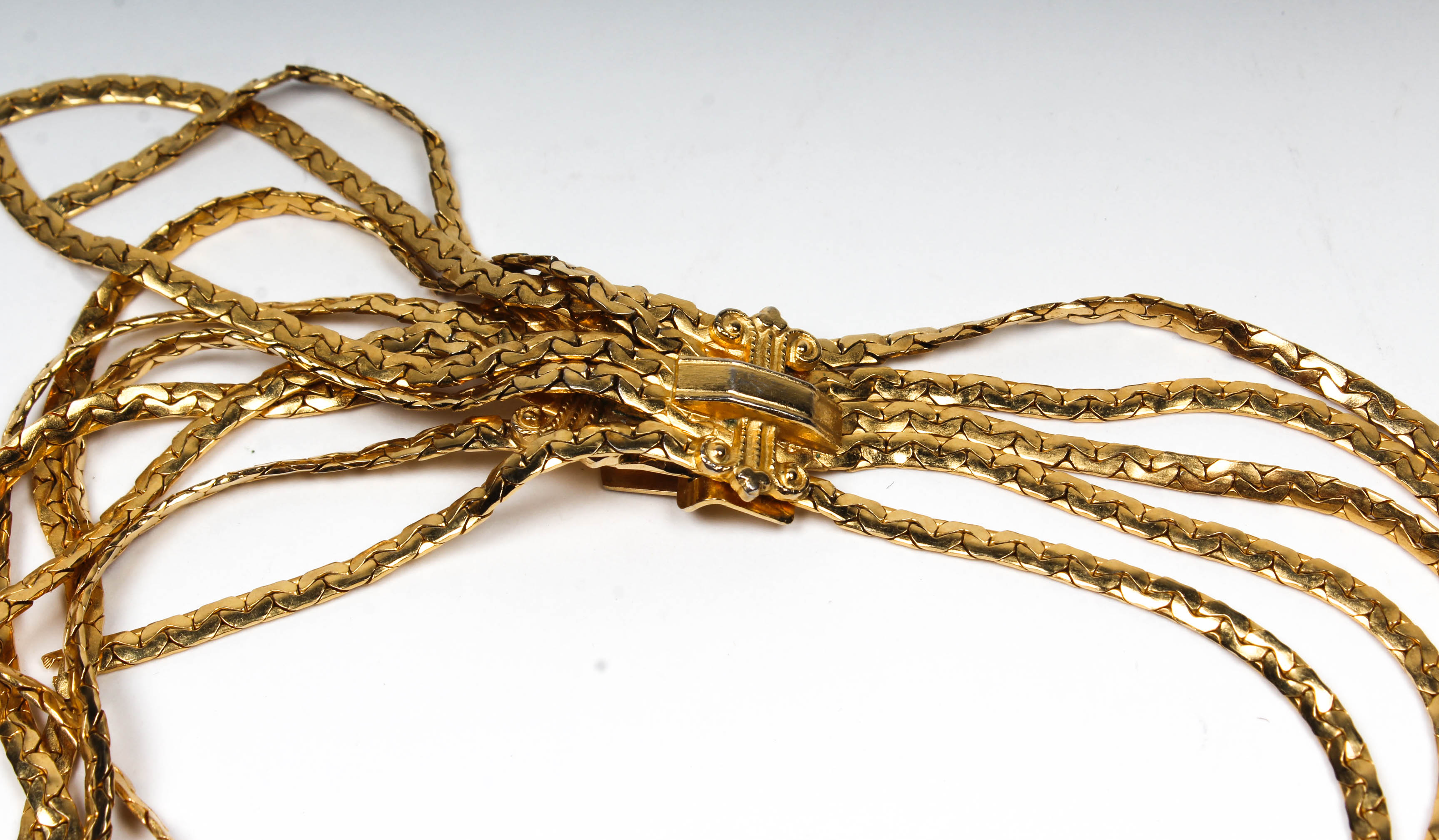 Vintage Christian Dior and Givenchy Gold Tone Jewelry